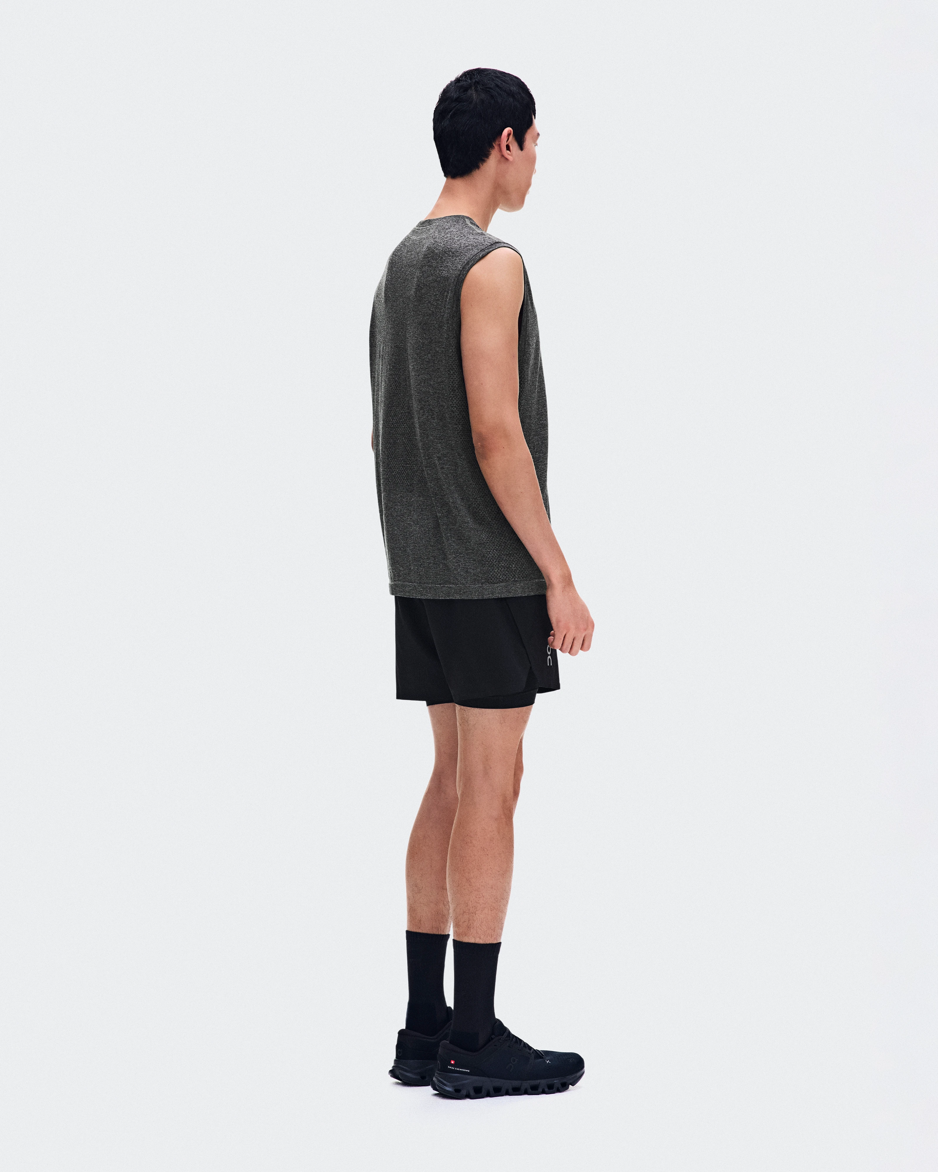 On Train Flex Tank Ember Heather Homme Hauts et t-shirts