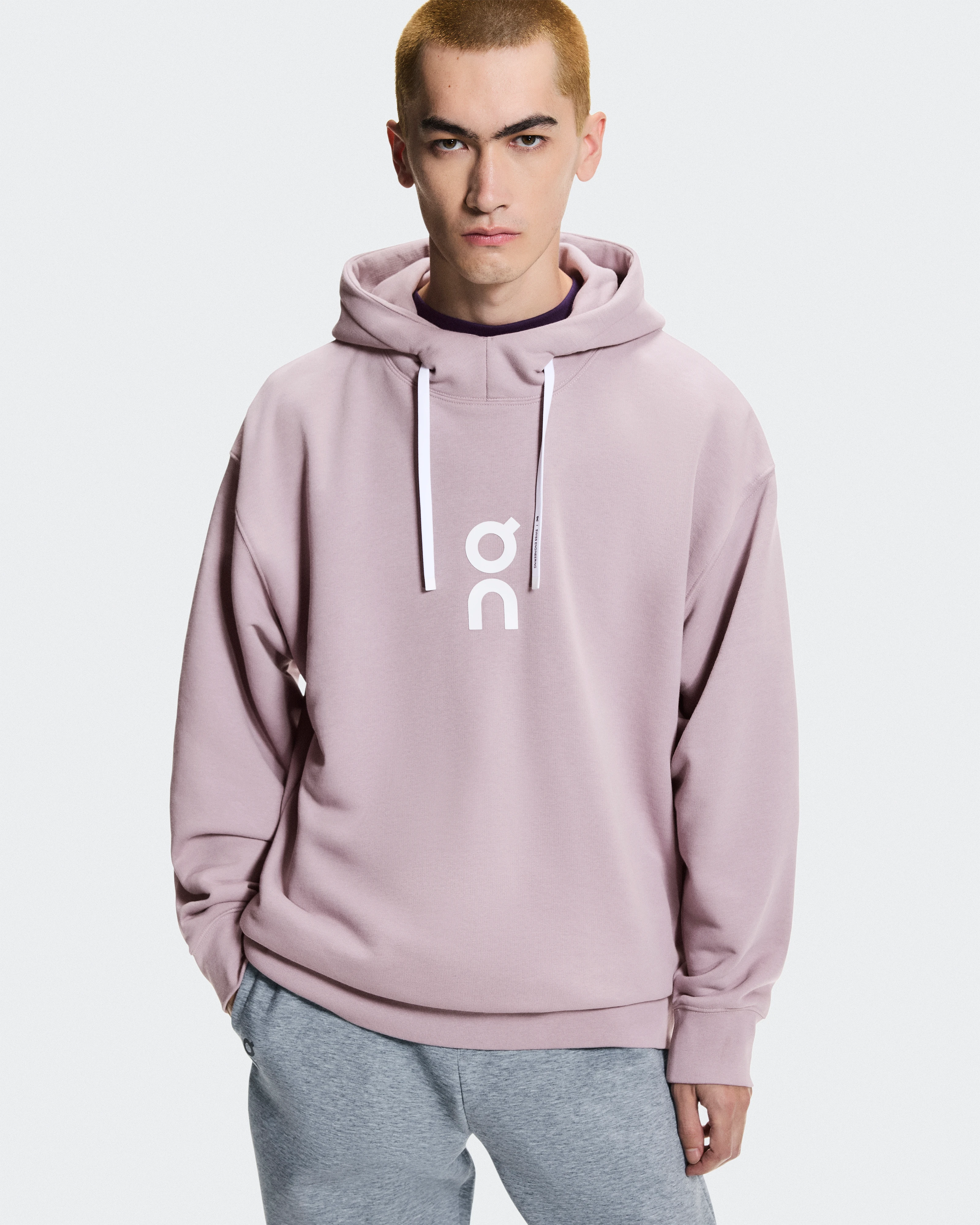 On Club Hoodie Heron Homme Sweats à capuche et sweats
