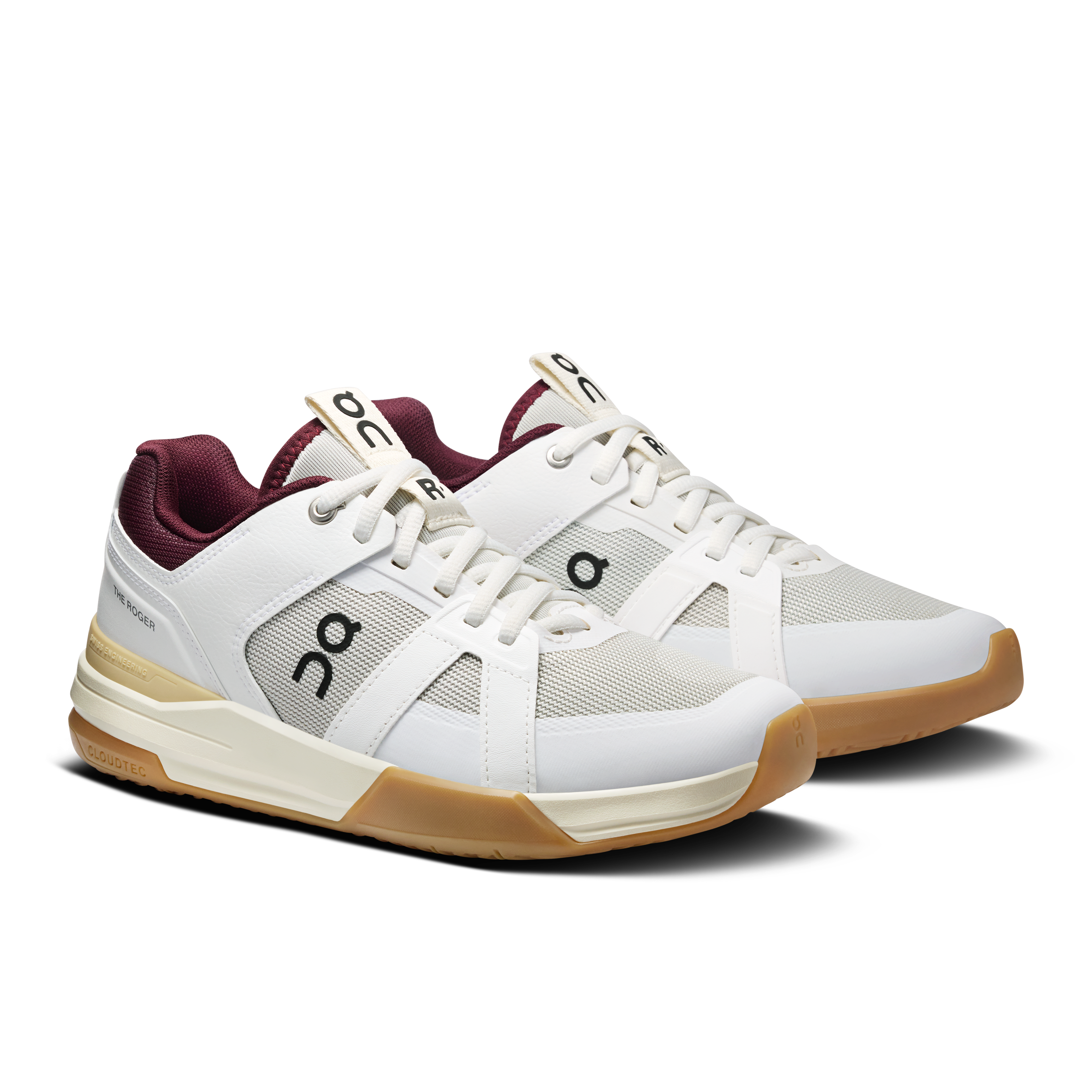 On THE ROGER Clubhouse Pro White & Ivory Femme Tennis Chaussures