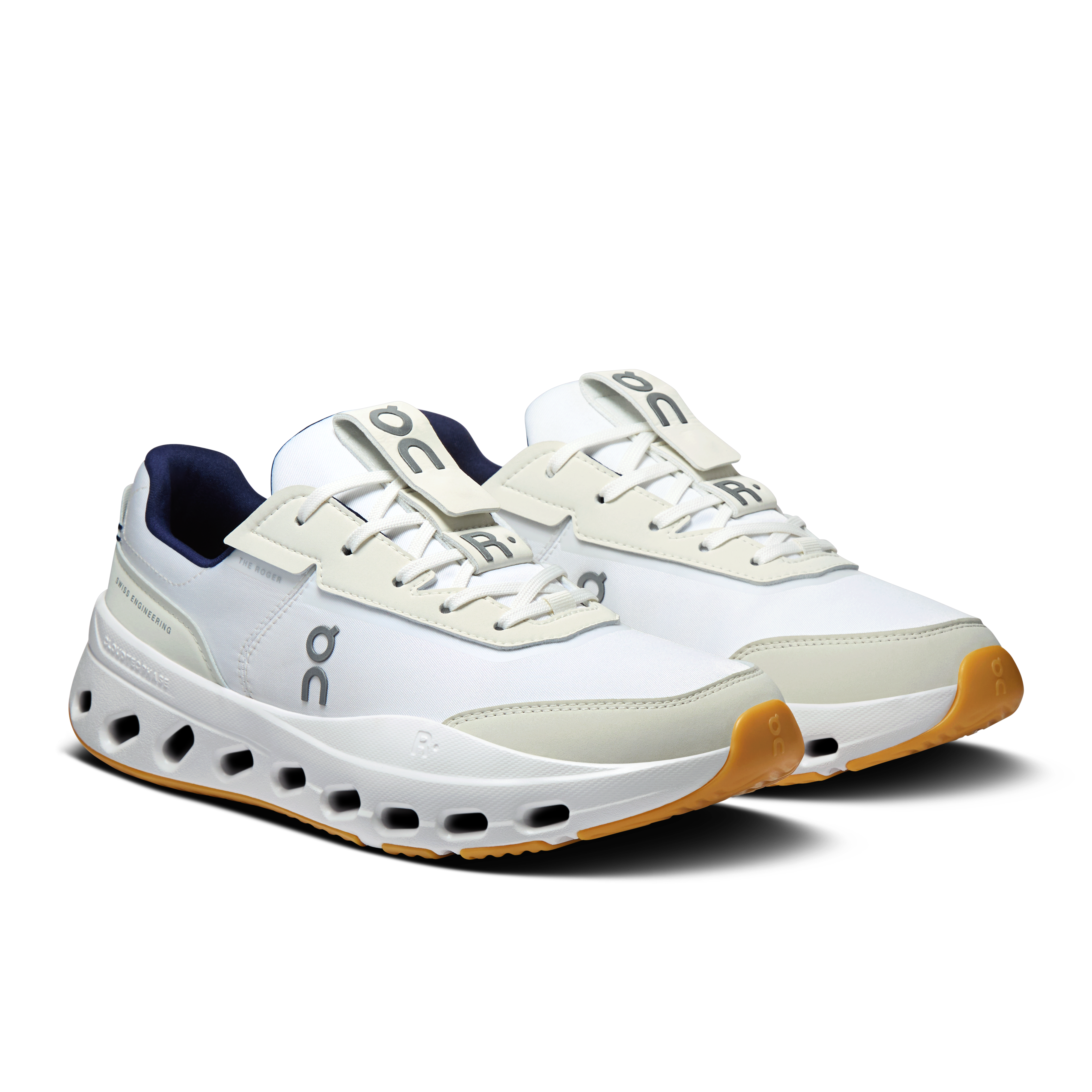 On THE ROGER Wildcard White & Midnight Femme Tennis Chaussures