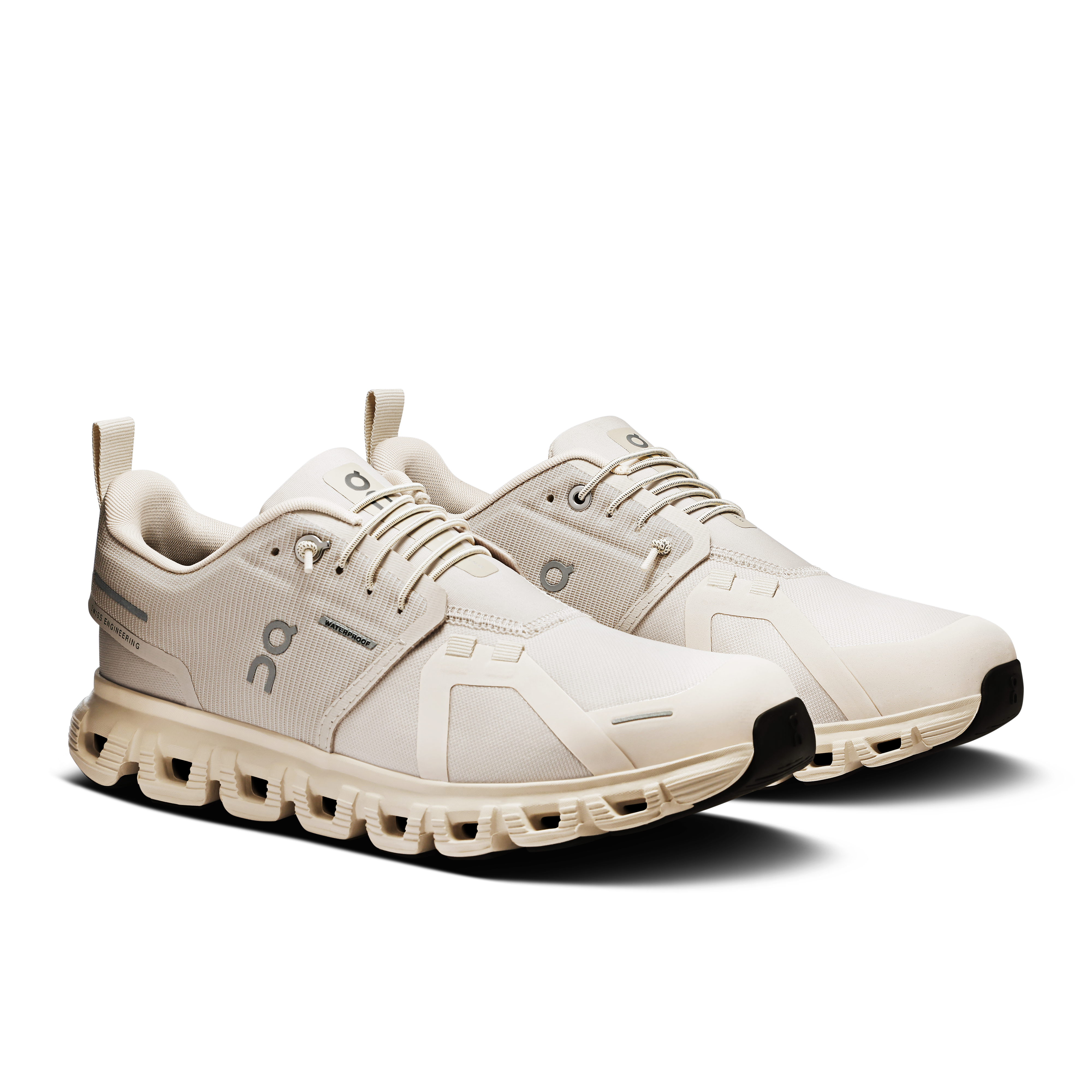 On Cloud 6 Waterproof Pearl & Cream Femme Active Life Chaussures