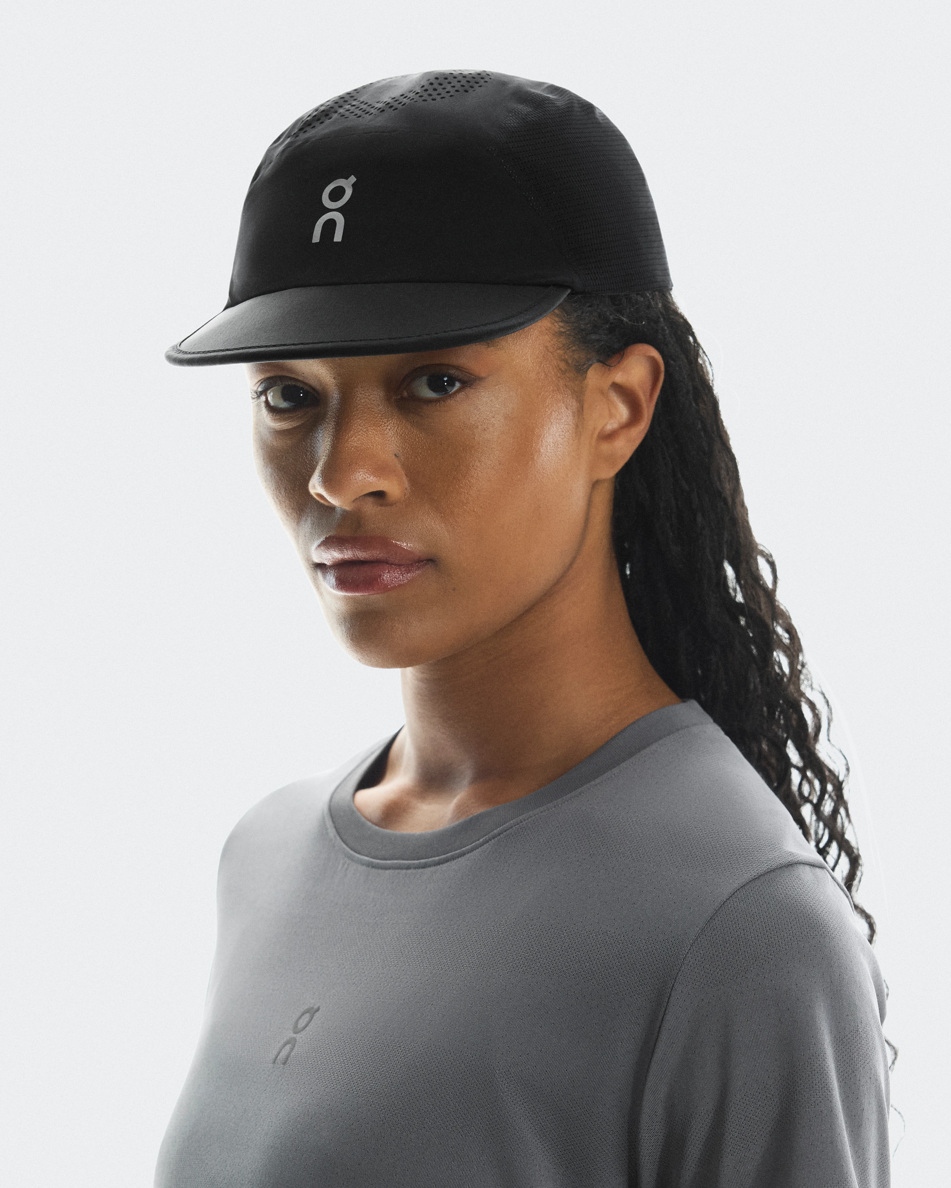 On Ultra Cap Black Unisexe Chapeaux