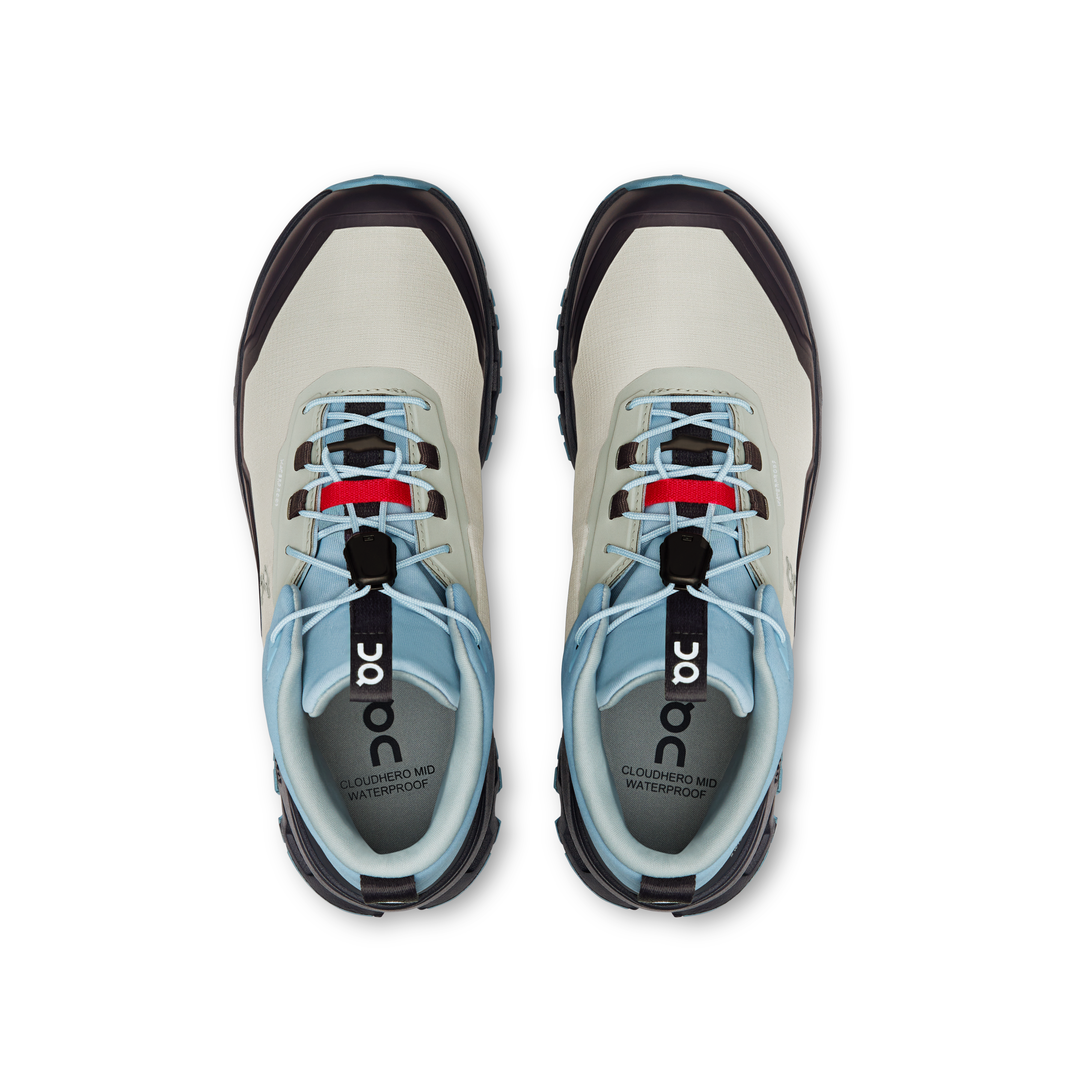 On Cloudhero Mid Waterproof Glacier & Iron Ados Active Life Chaussures
