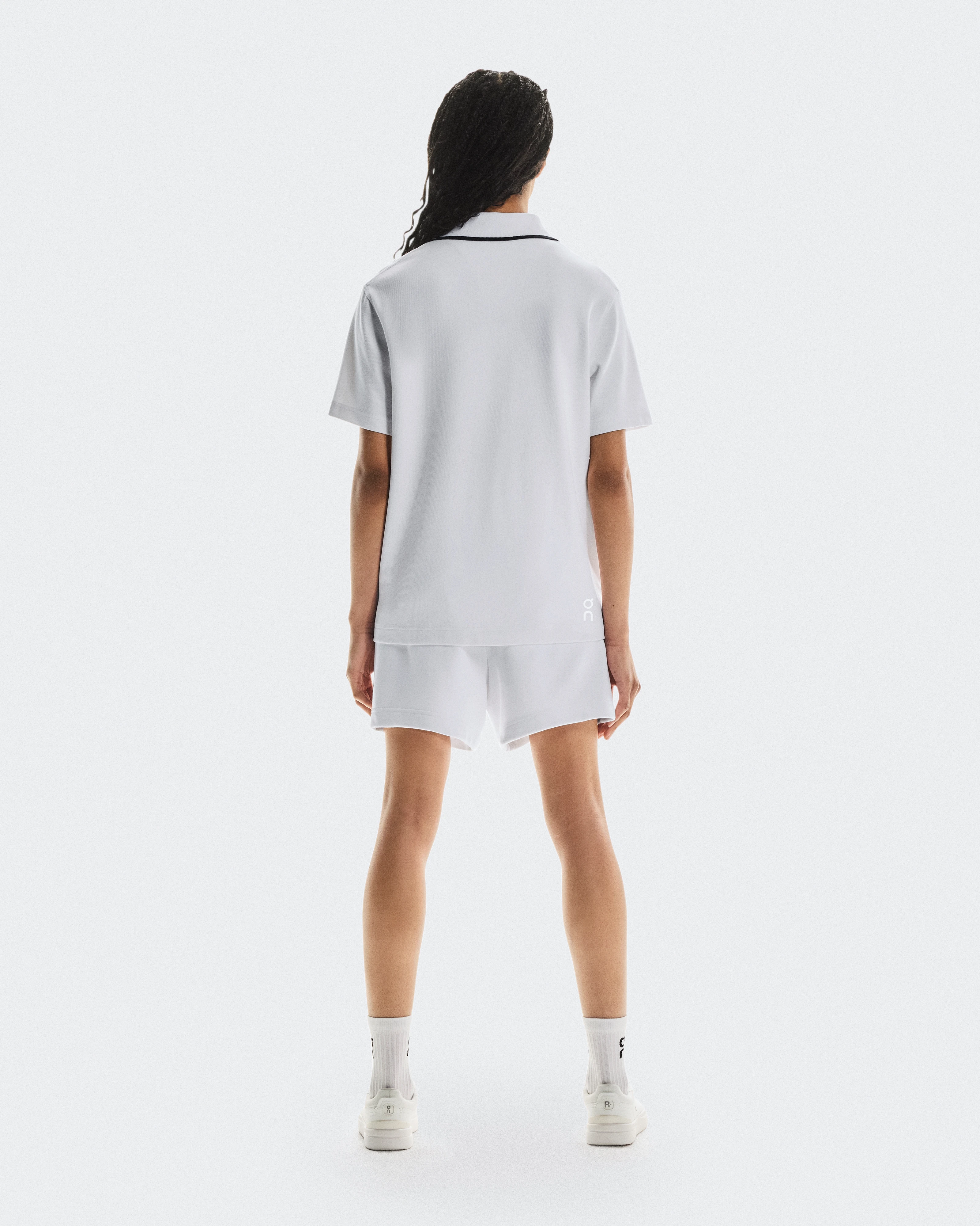 On Courtside Polo White Femme Hauts et t-shirts