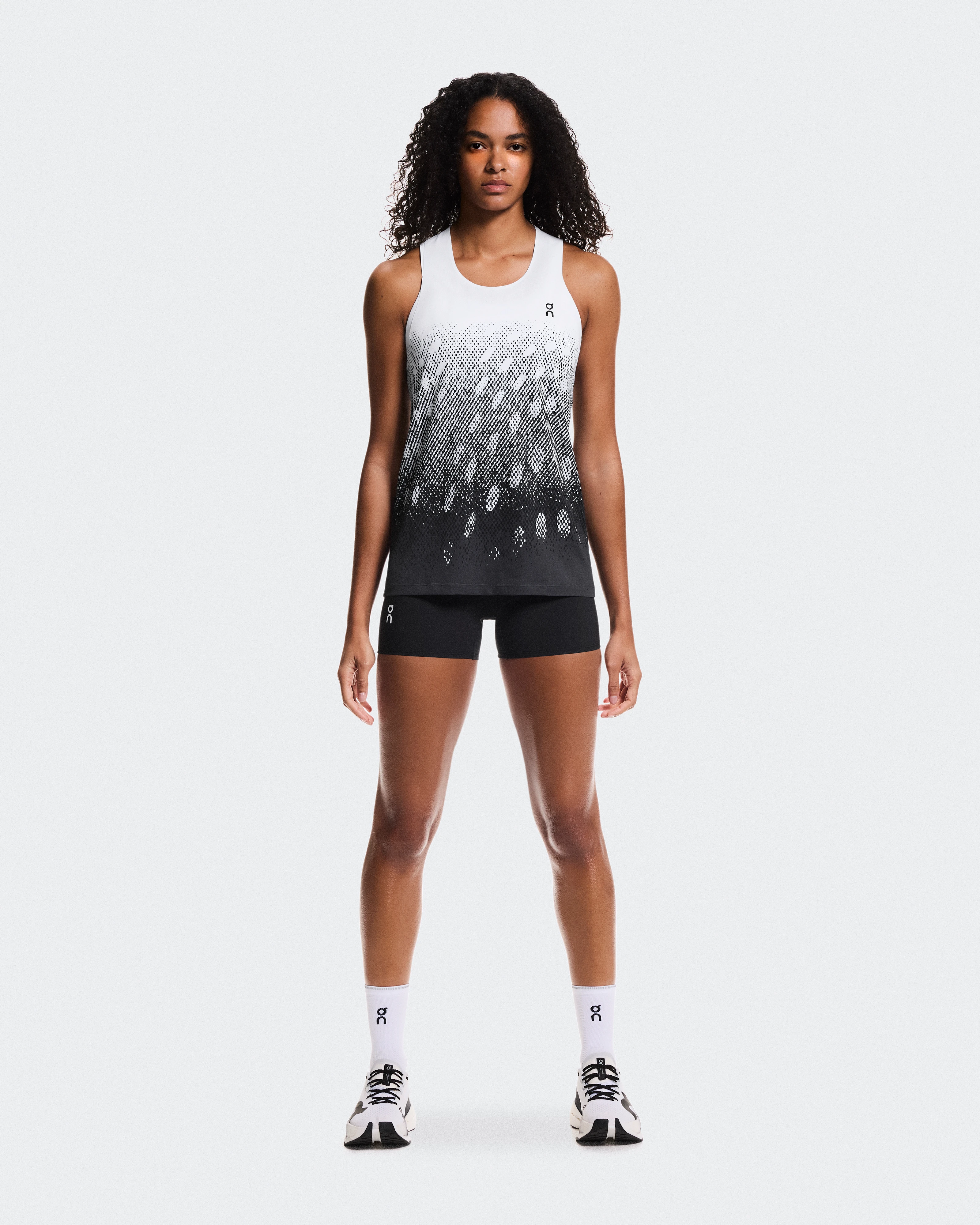 On Zero Singlet White & Iron Femme Hauts et t-shirts