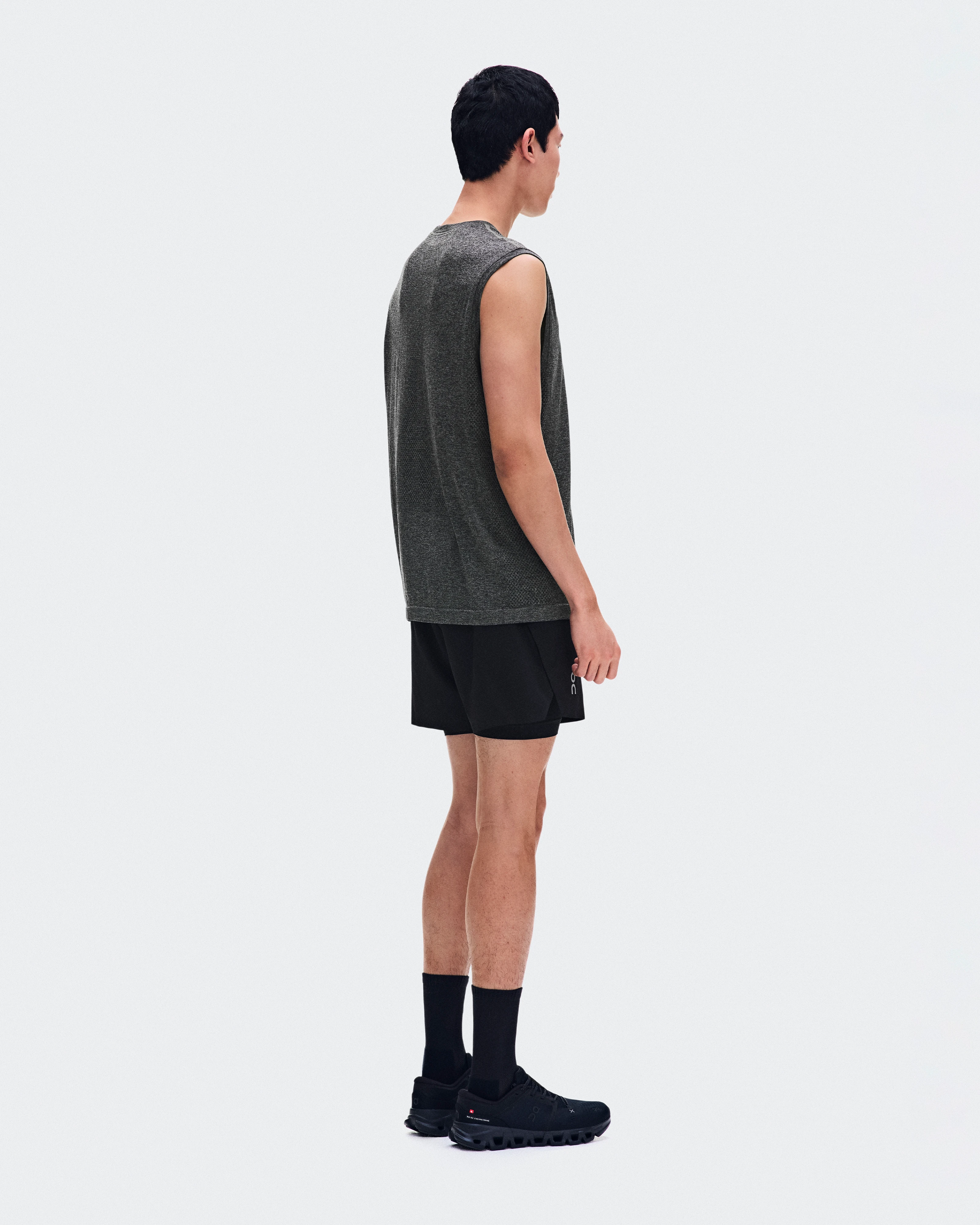 On Train 2-in-1 Shorts Black Homme Shorts