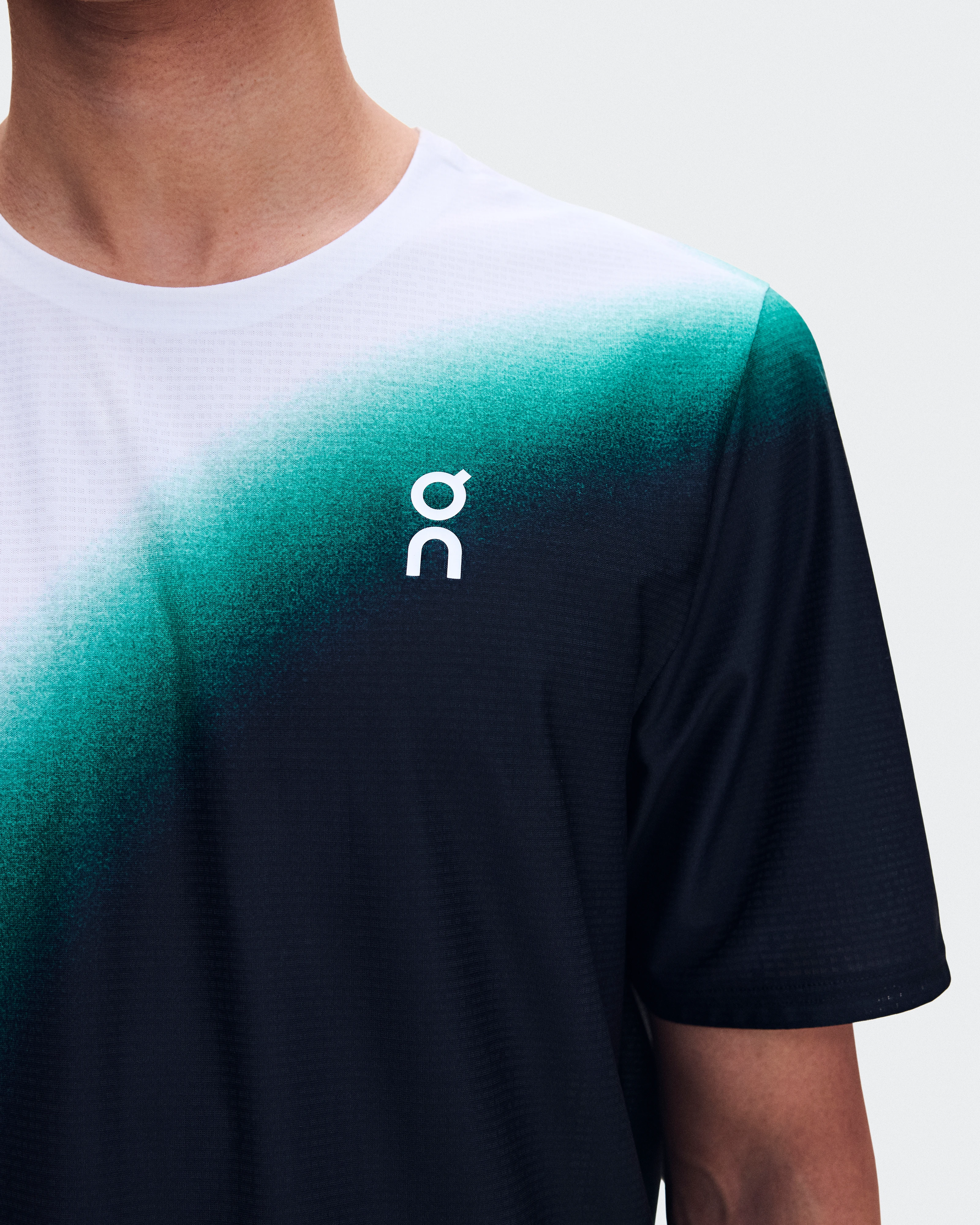 On Court-T Swing White & Neem Homme Hauts et t-shirts