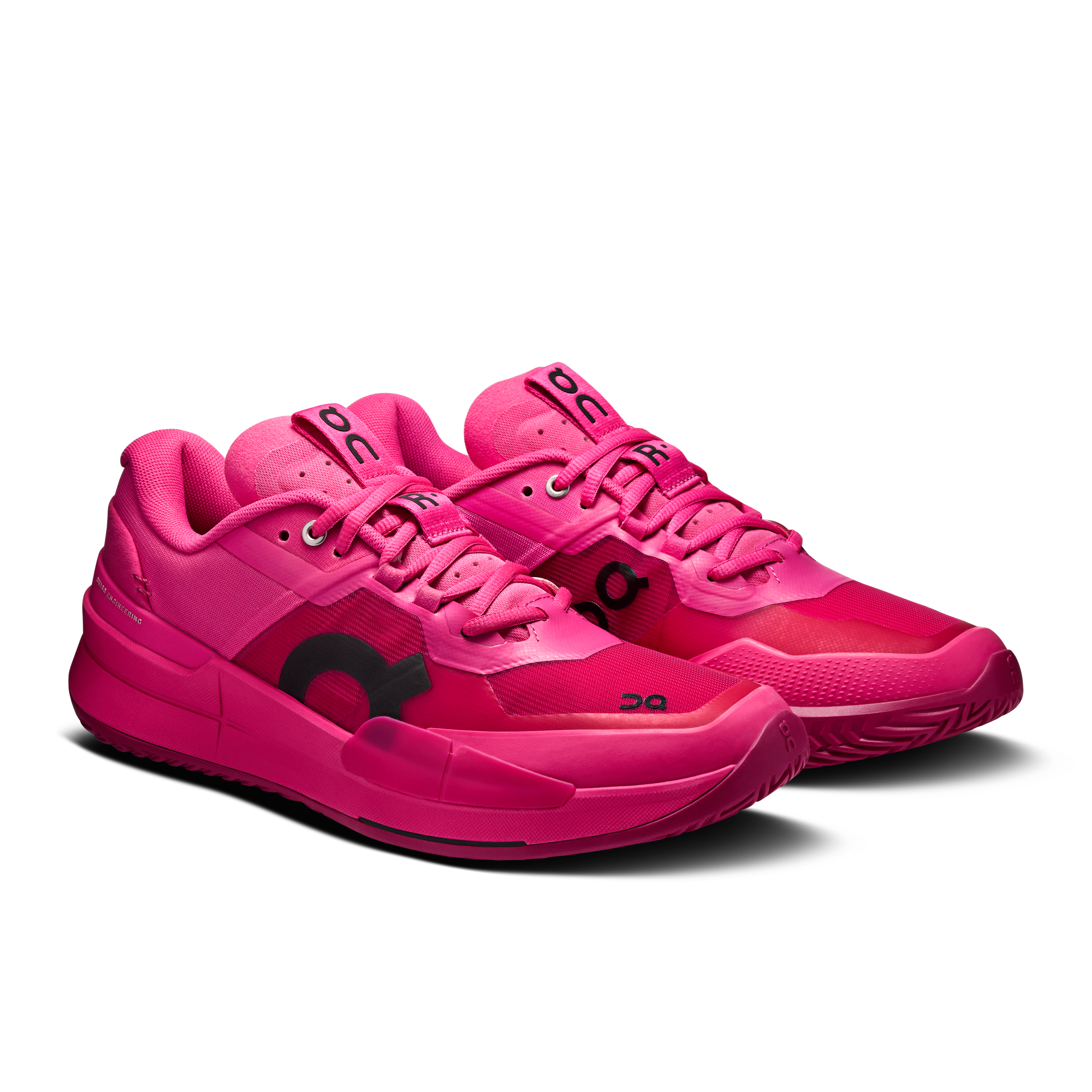 On THE ROGER Pro 2 Pink & Grenadine Homme Tennis Chaussures