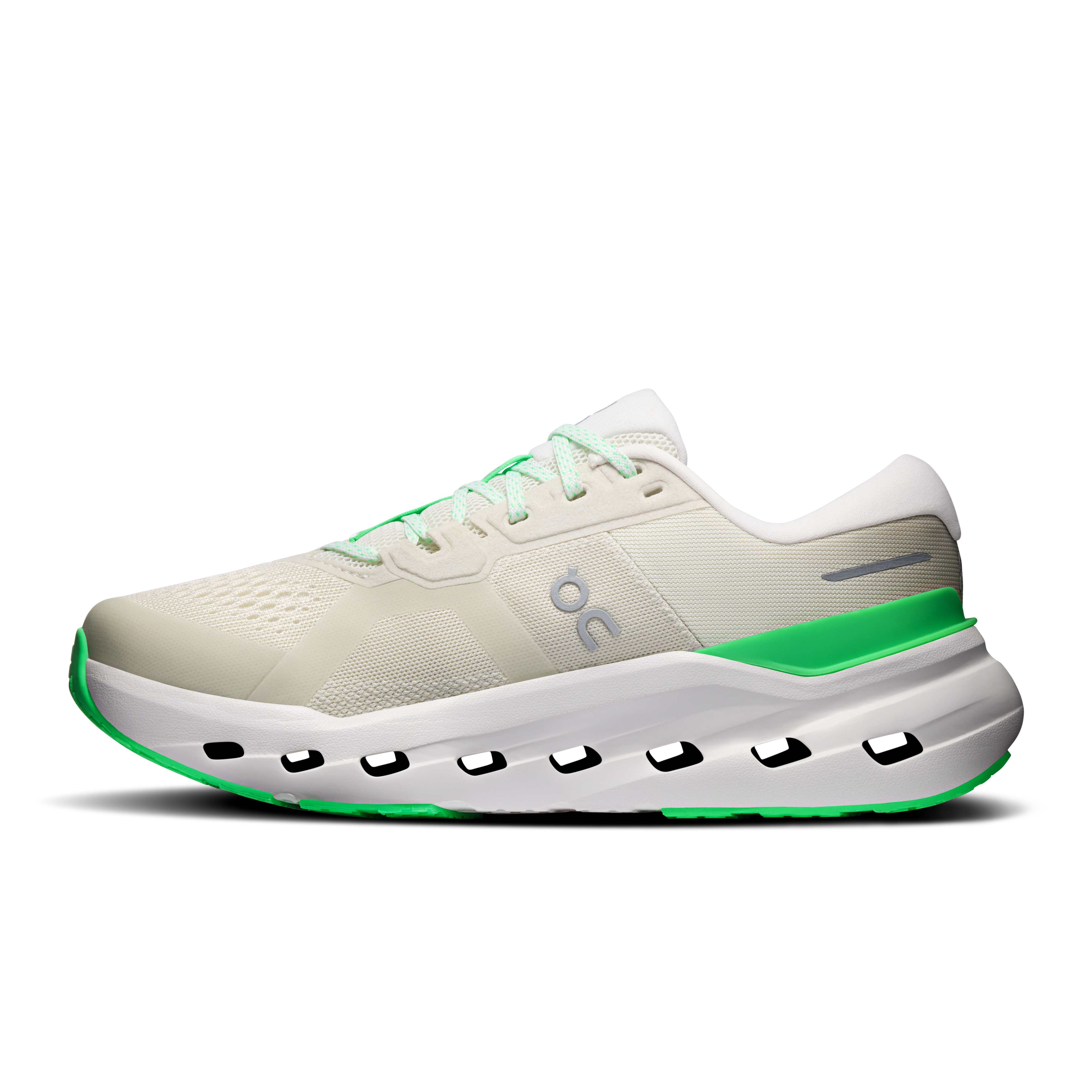 On Cloudrunner 3 Wide Ghost & Verdite Femme Running sur route Chaussures