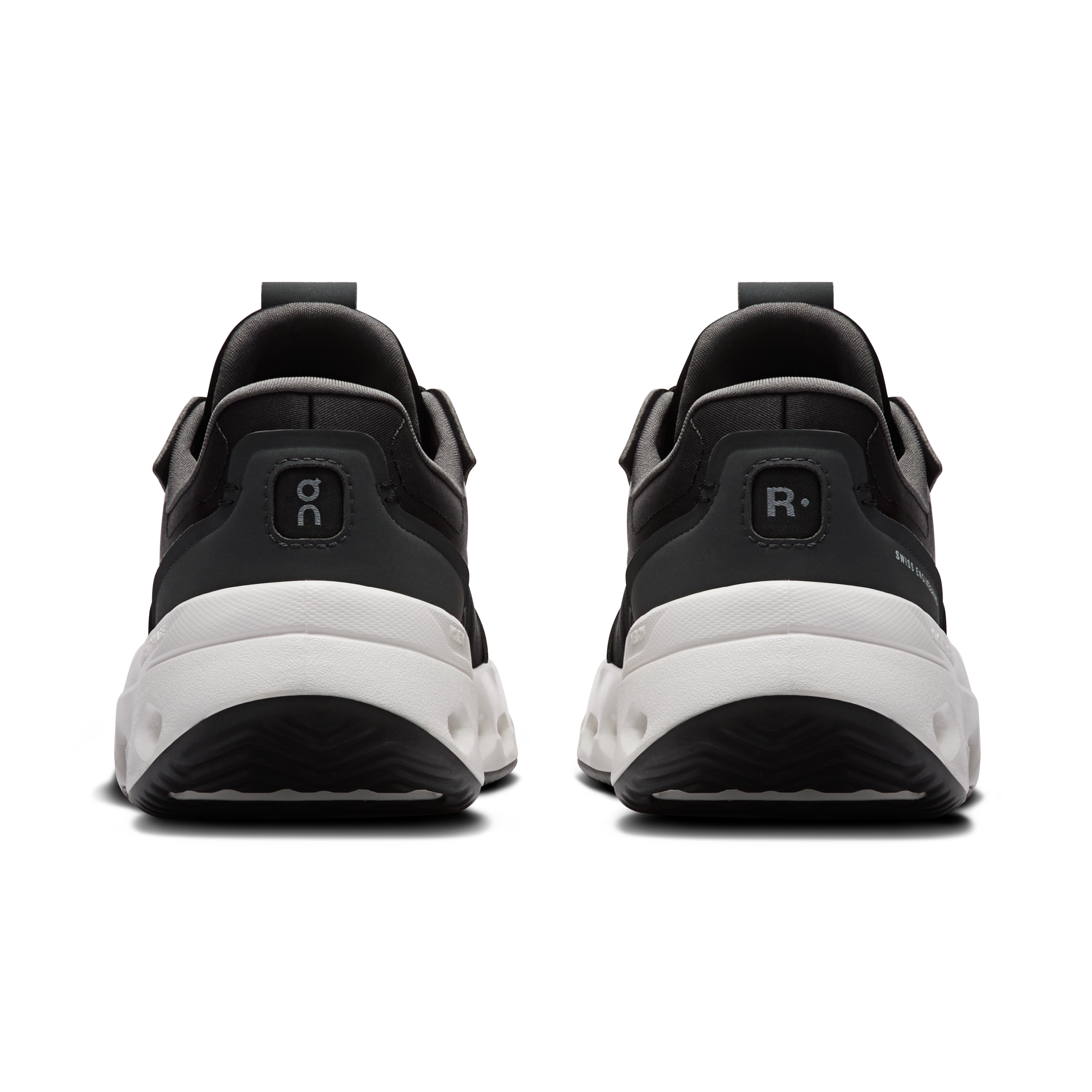 On THE ROGER Wildcard Black & White Femme Tennis Chaussures