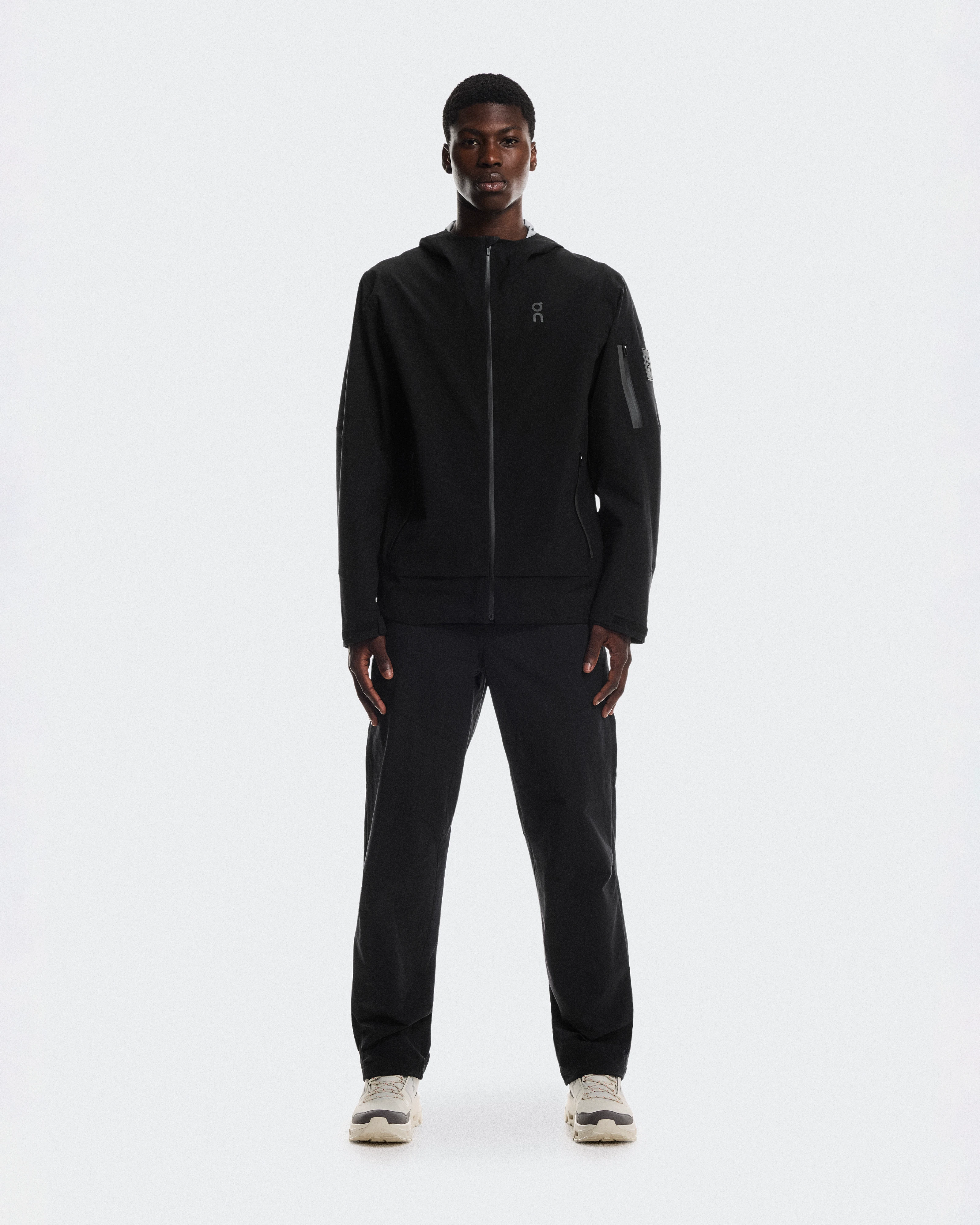 On Trek Jacket Black Homme Vestes