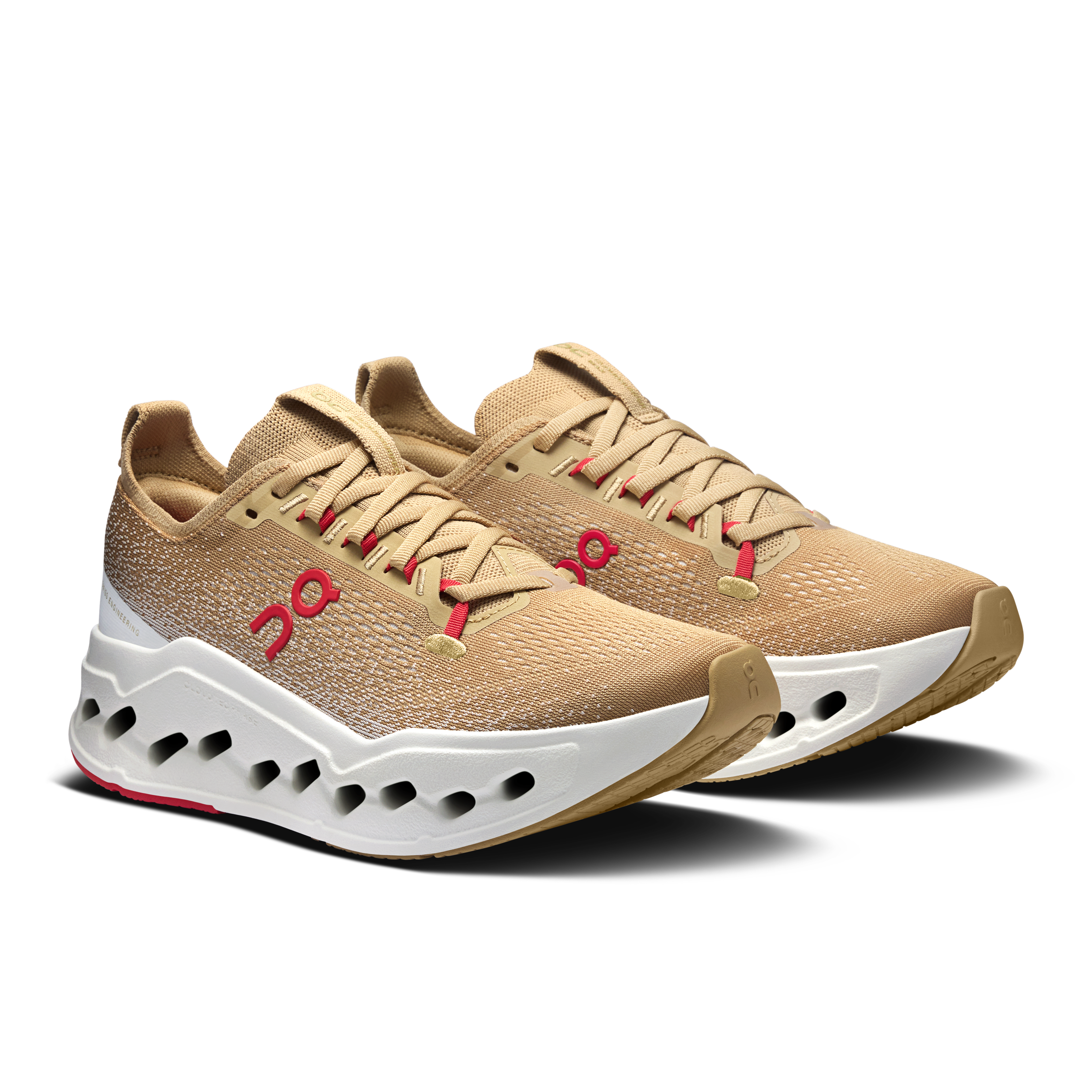 On Cloudsurfer Max Year of the Horse Chai & Ivory Femme Running sur route Chaussures