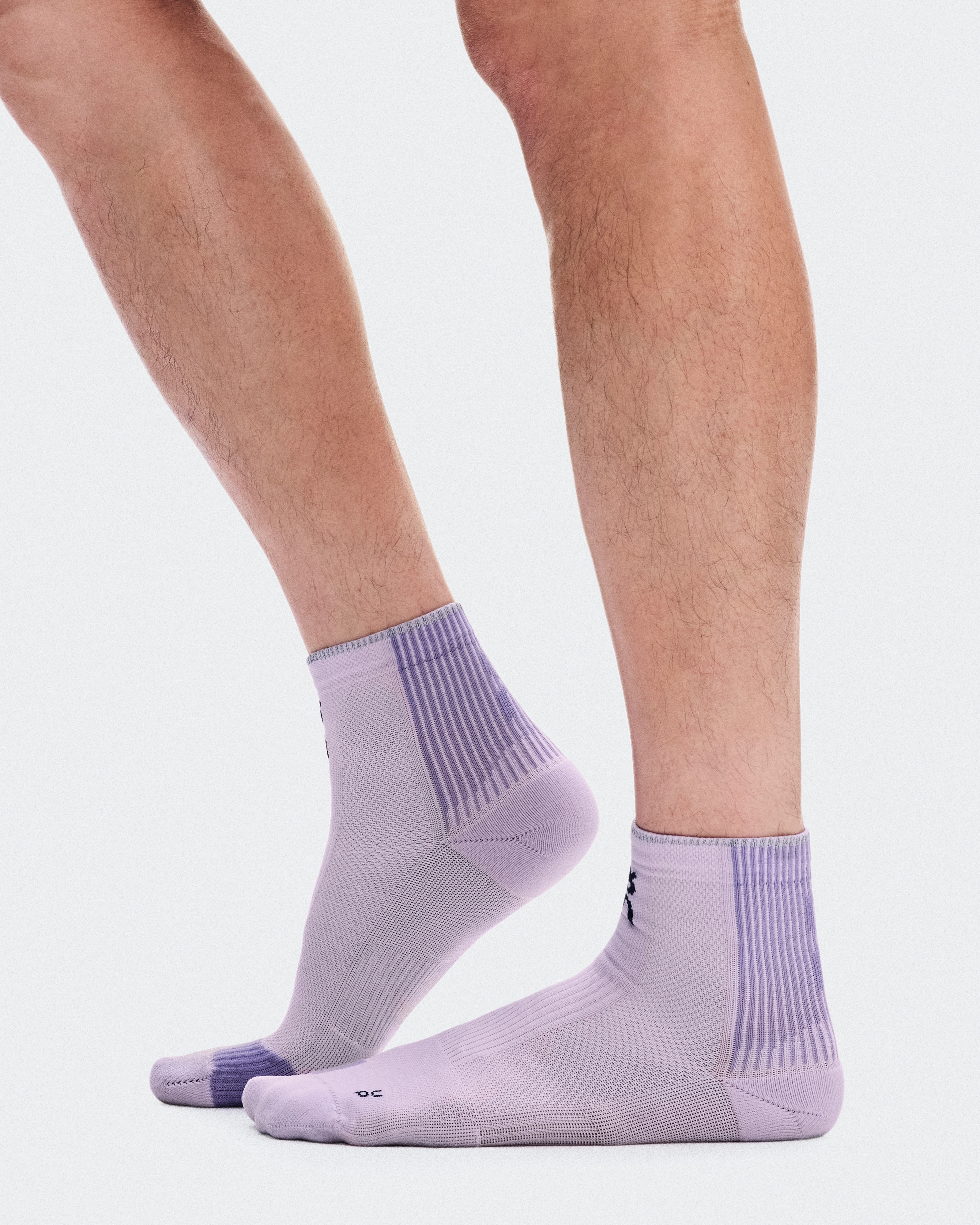 On Performance Run Sock Mid Foxglove & Mallow Unisexe Chaussettes