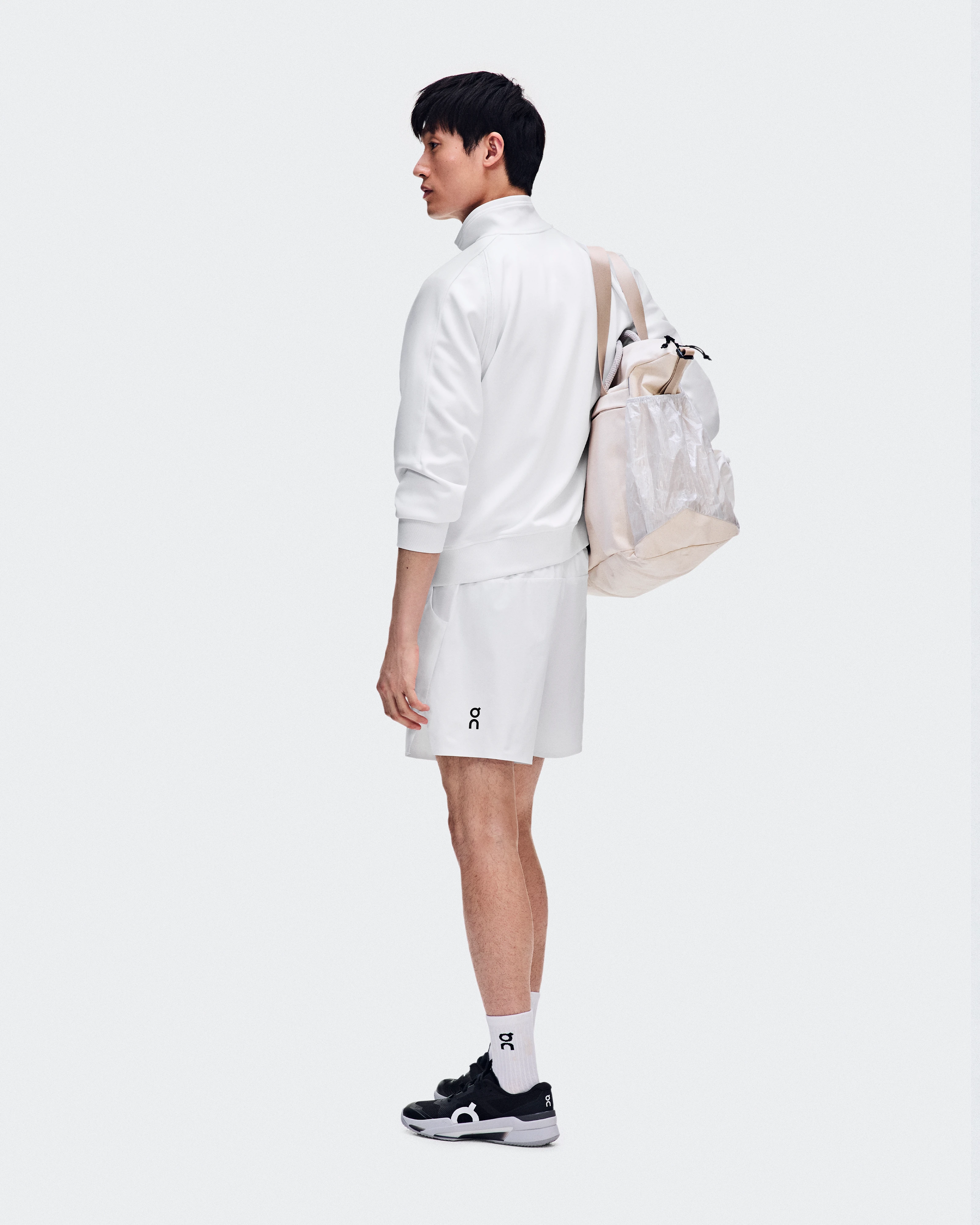 On Courtside Full Zip LDN White Homme