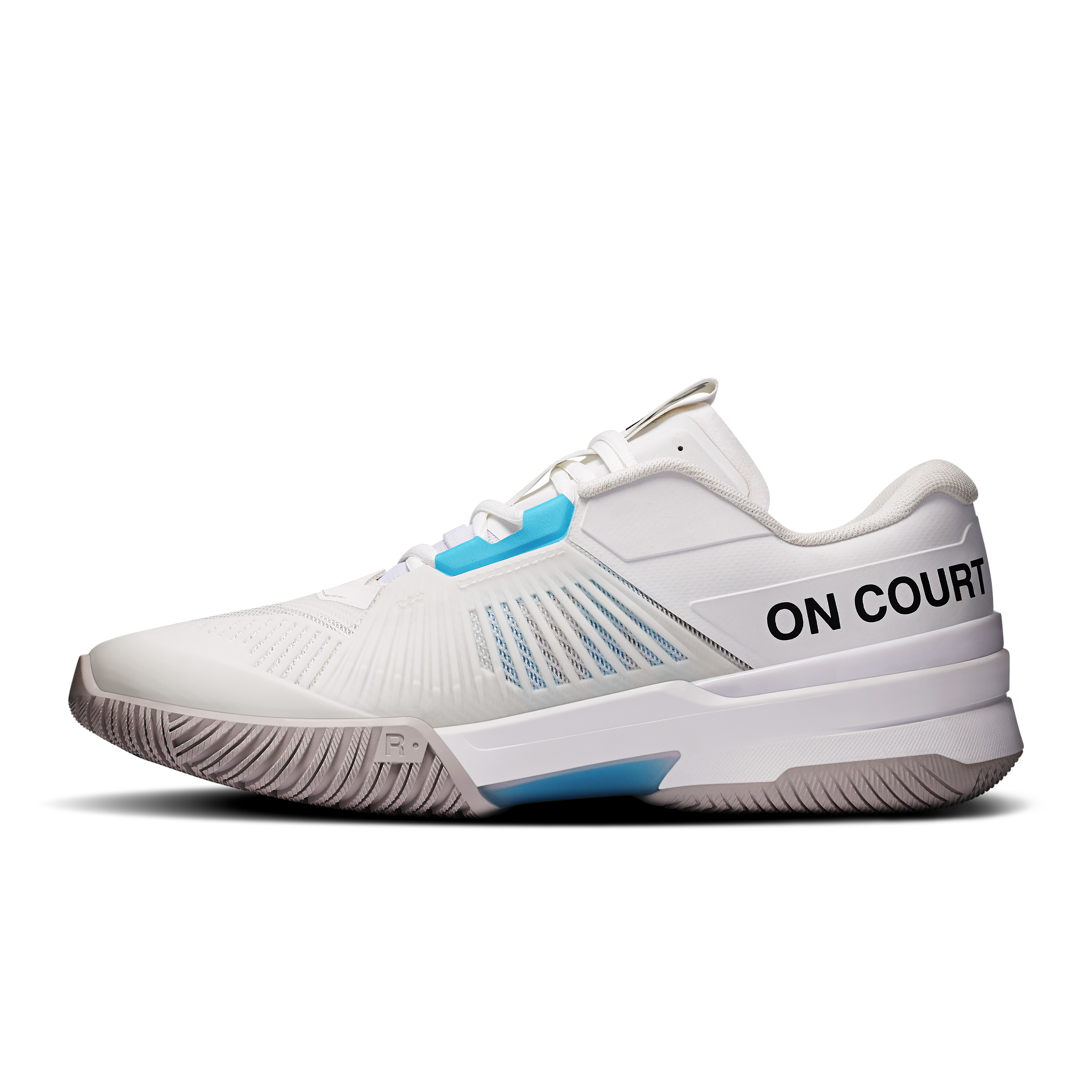 On THE ROGER Pro Fire White & Pink Homme Tennis Chaussures