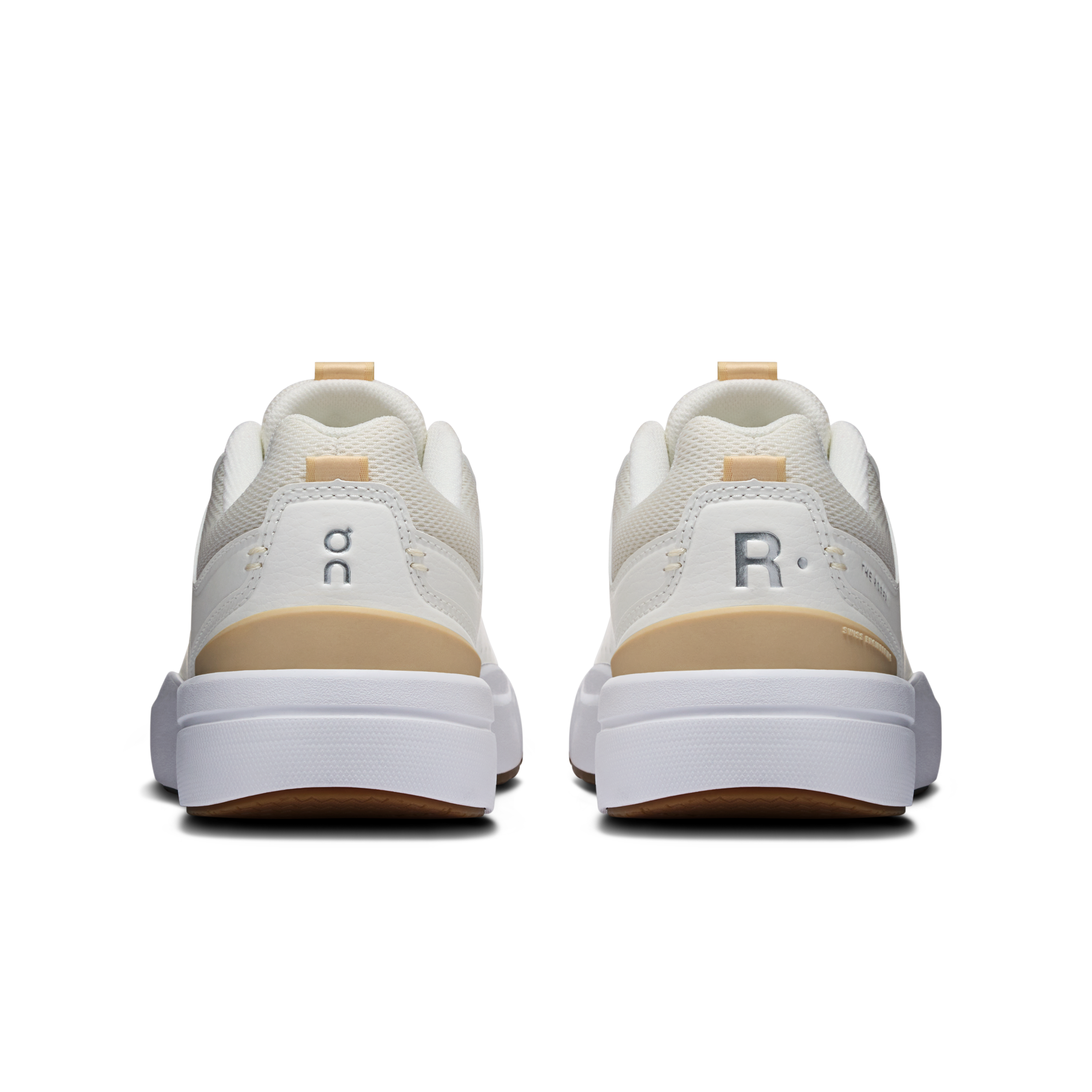 On THE ROGER Youth Ivory & Blonde Ados Tennis Chaussures
