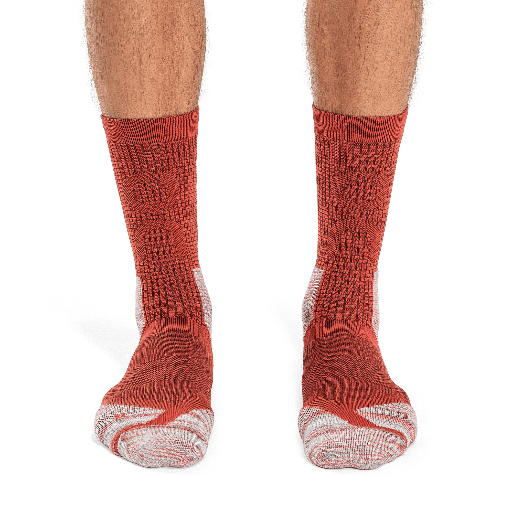 On Explorer Merino Sock Chili & Red Homme Chaussettes