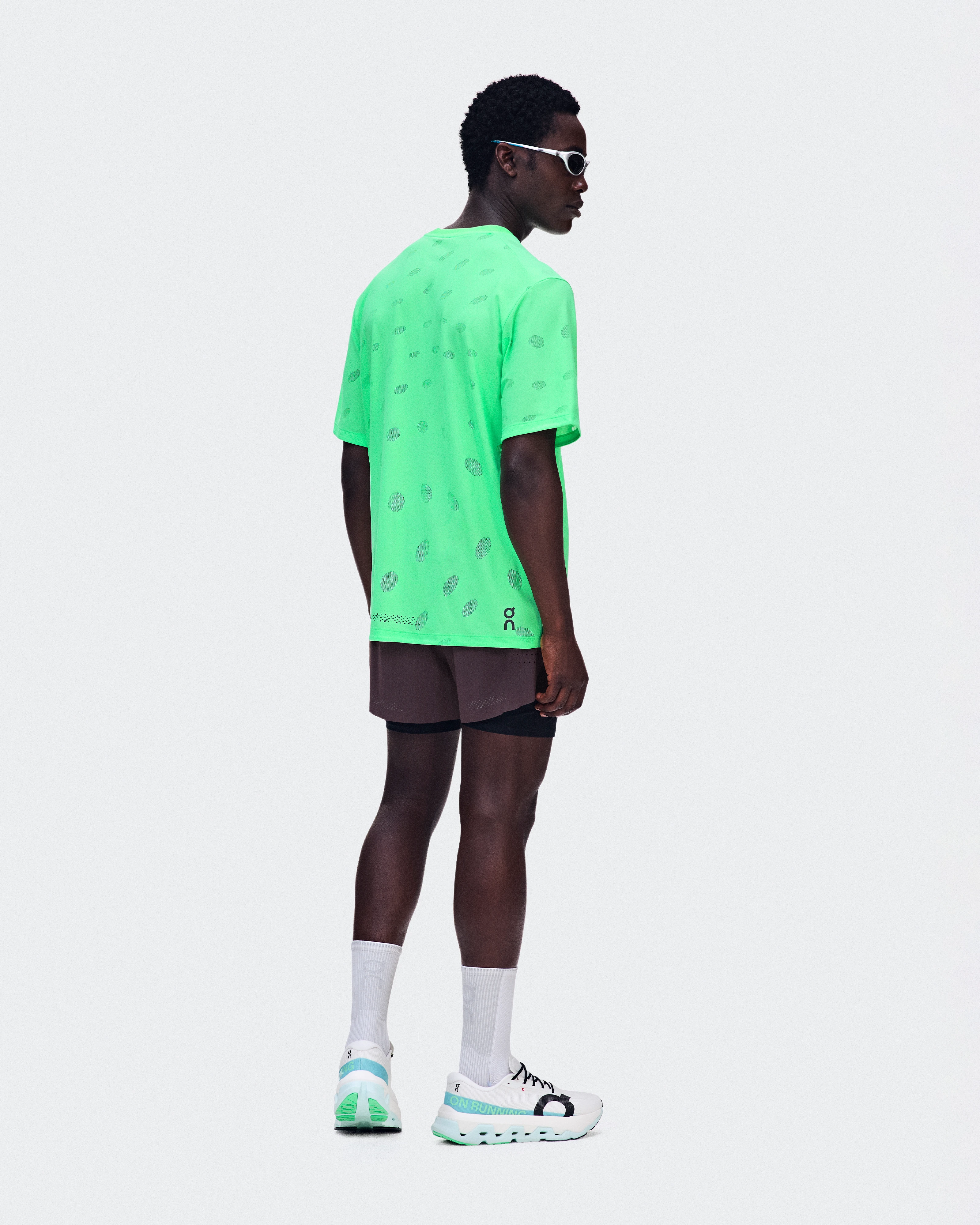 On Zero 2-in-1 Shorts Urchin & Black Homme Shorts