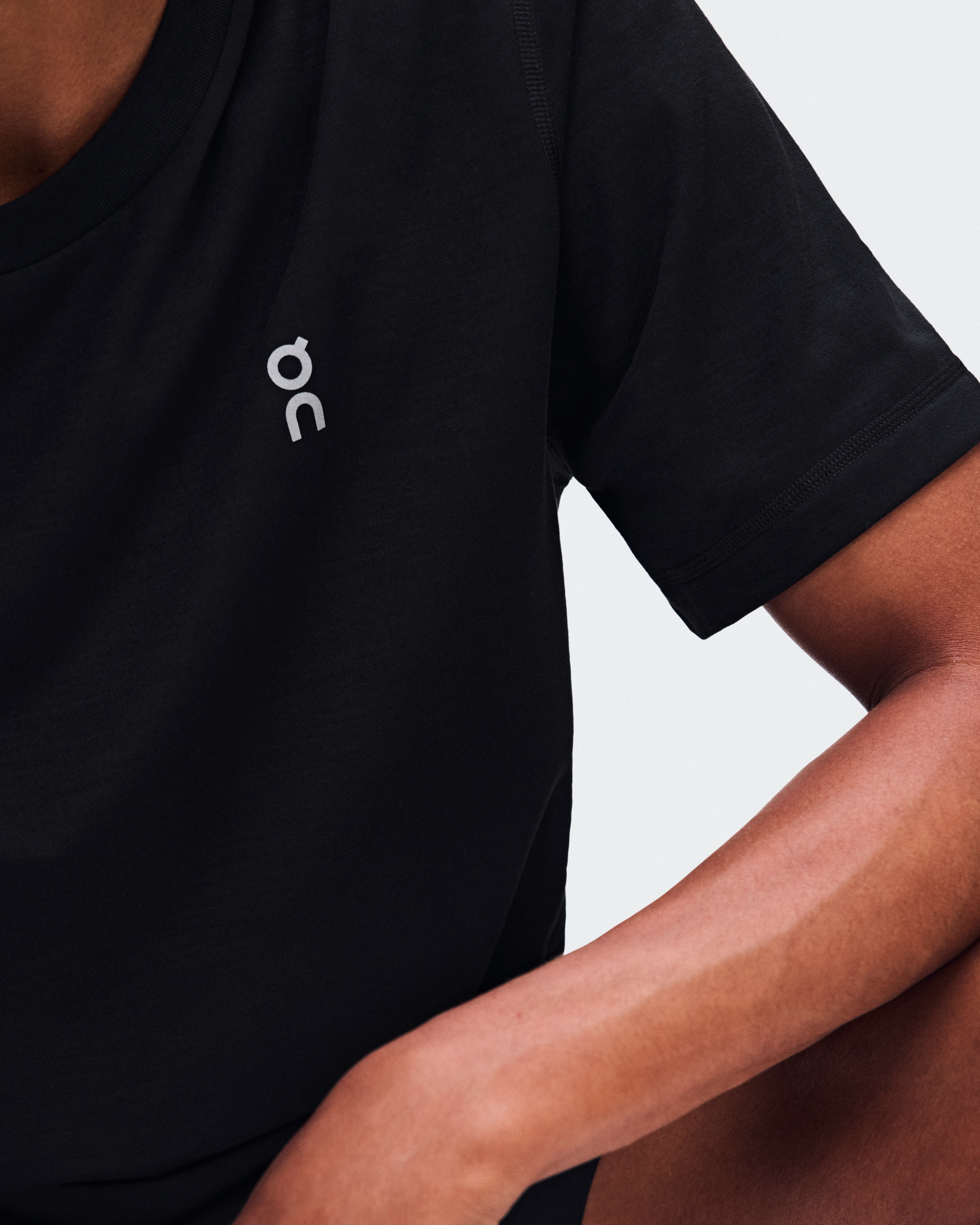 On Train-T Black Homme Hauts et t-shirts