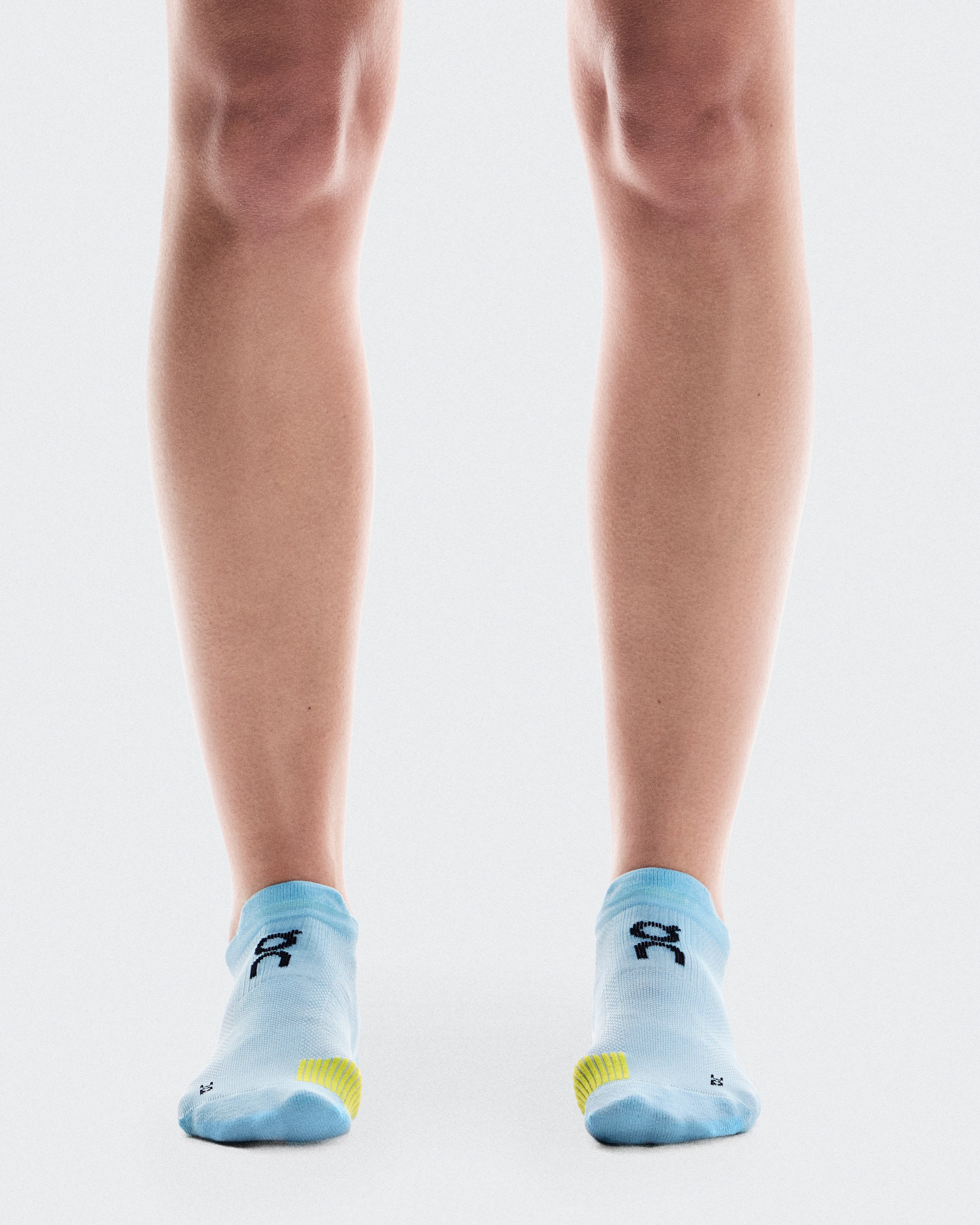 On Performance Run Sock Low Wash & Lime Unisexe Chaussettes
