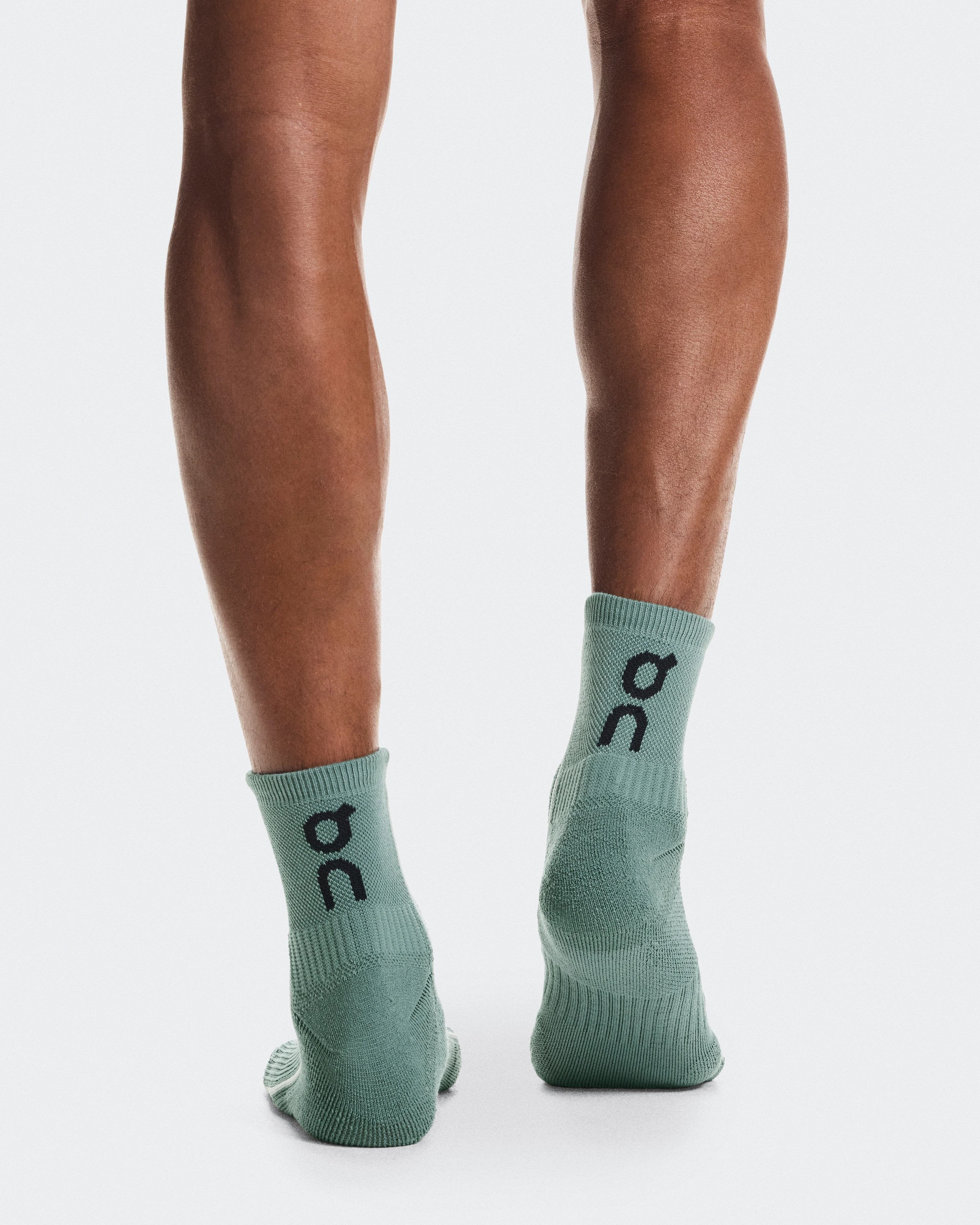 On Court Sock Mid Tide & Ivory Unisexe Chaussettes