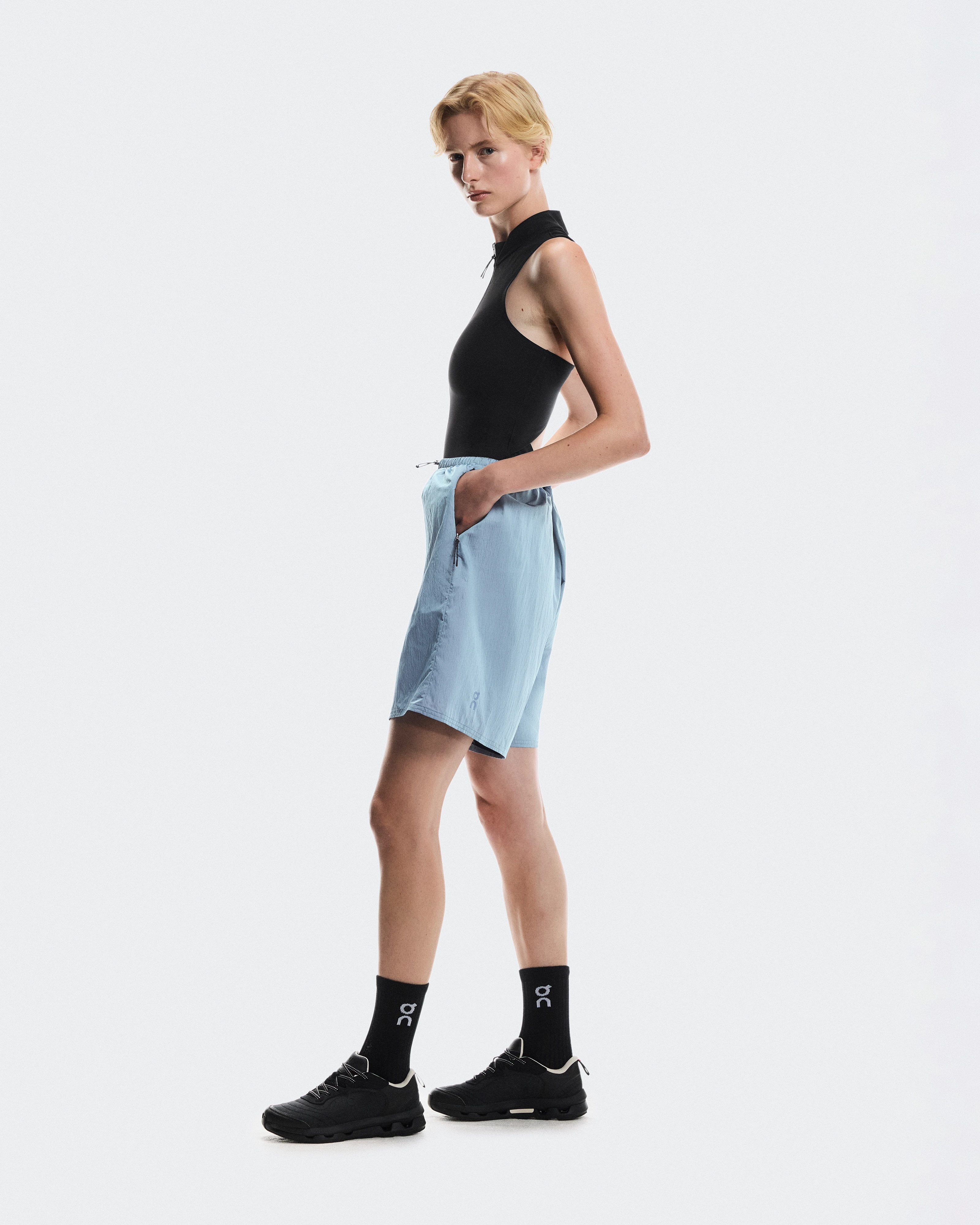 On Track Shorts Arctic & Pink Femme Shorts