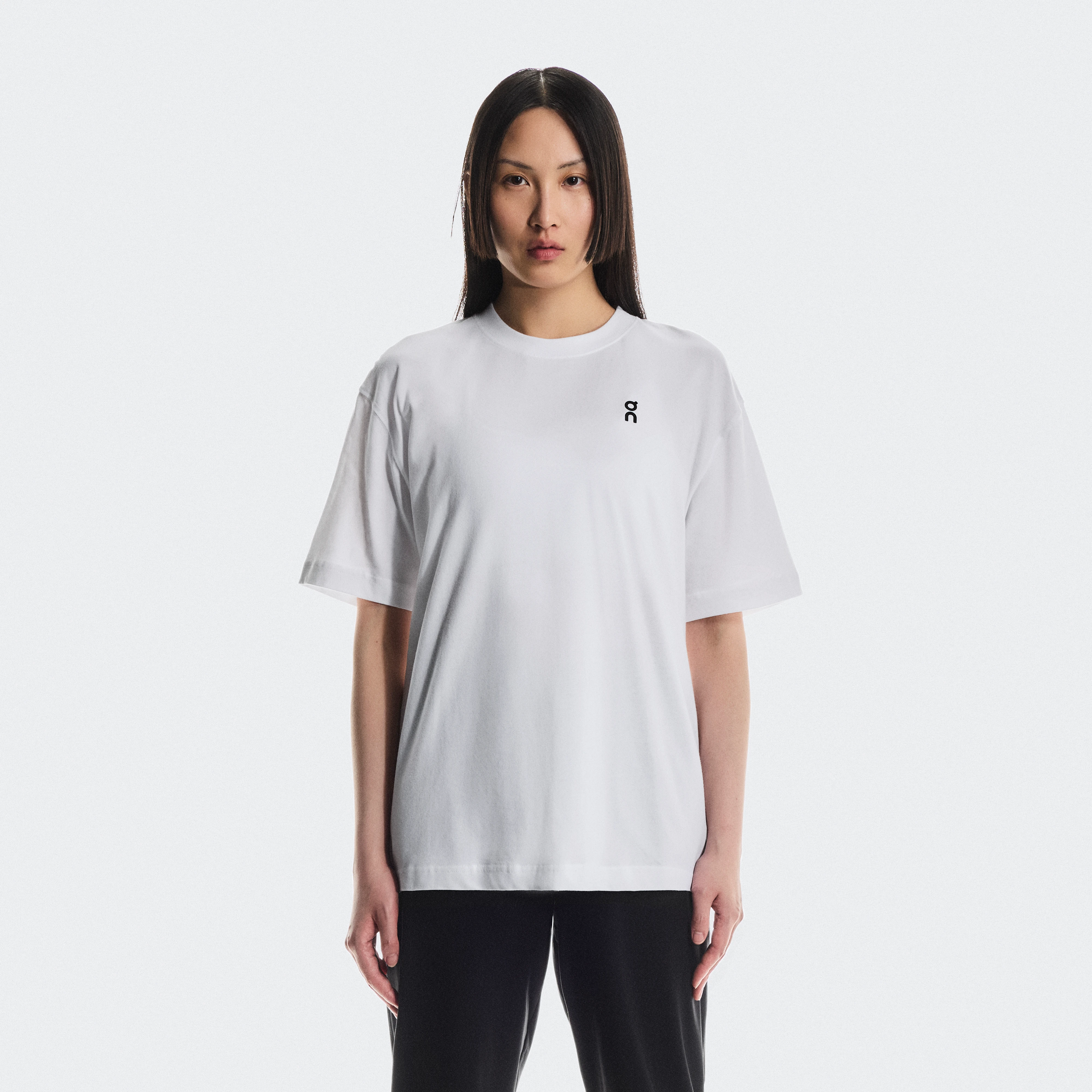 On Club T Graphic White & Blue Femme – Quotidien, voyage, lifestyle Hauts et t-shirts