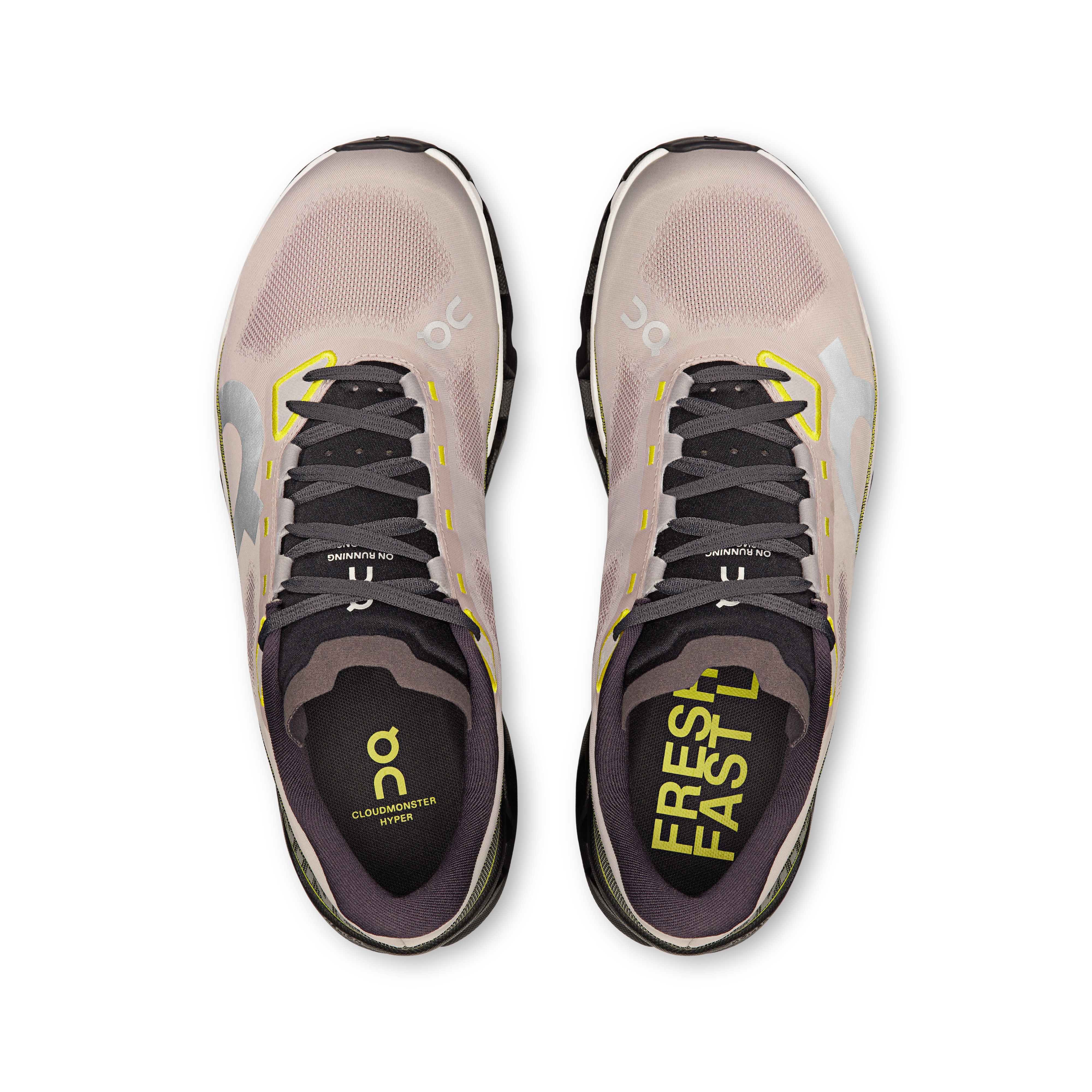 On Cloudmonster Hyper Fade & Lime Homme Running sur route Chaussures