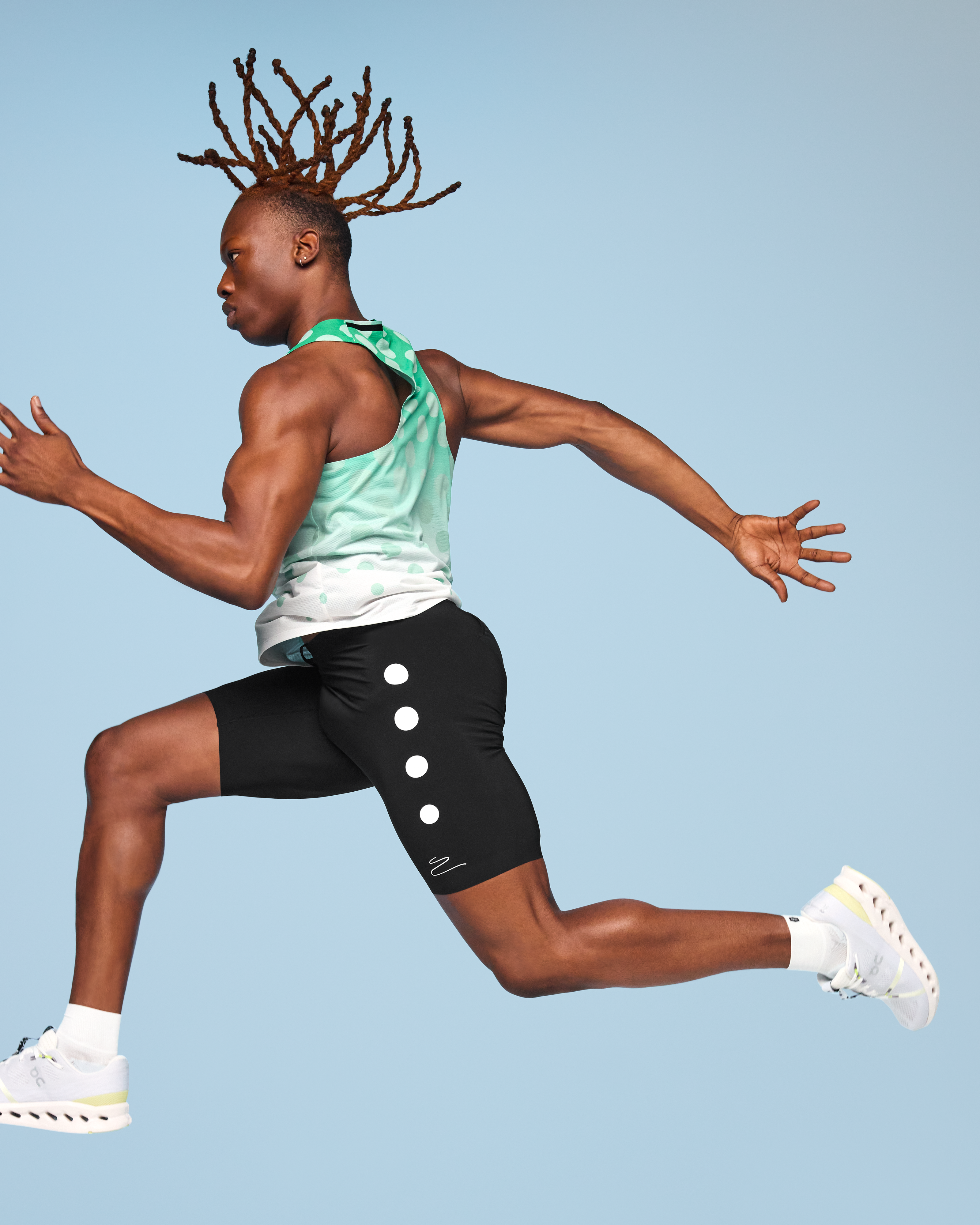 On Marathon Short Tight Distance Black Homme Shorts