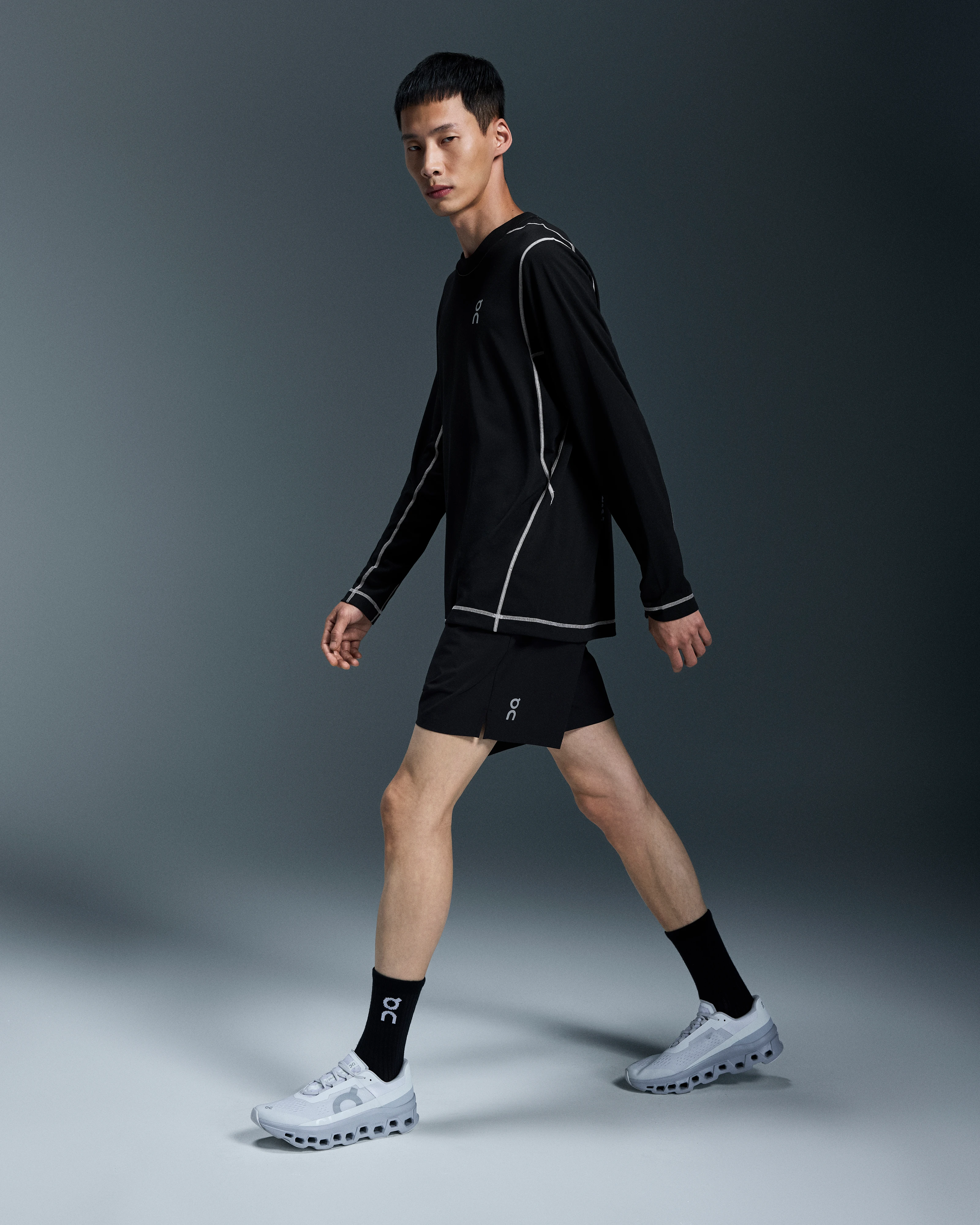 On 5" Core Shorts Black Homme Shorts