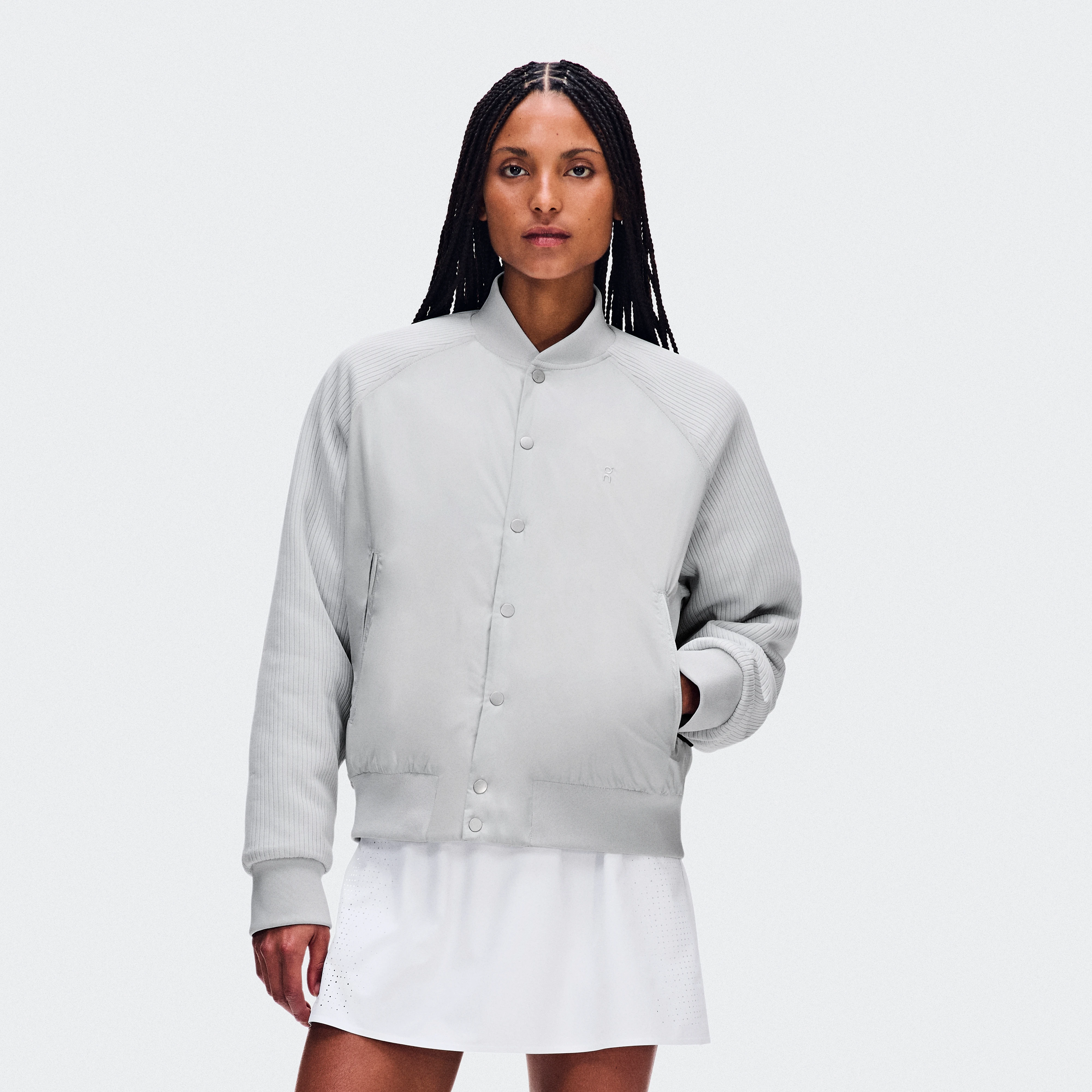 On Courtside Bomber Glacier Femme – Style tennis, quotidien Active Life Vestes
