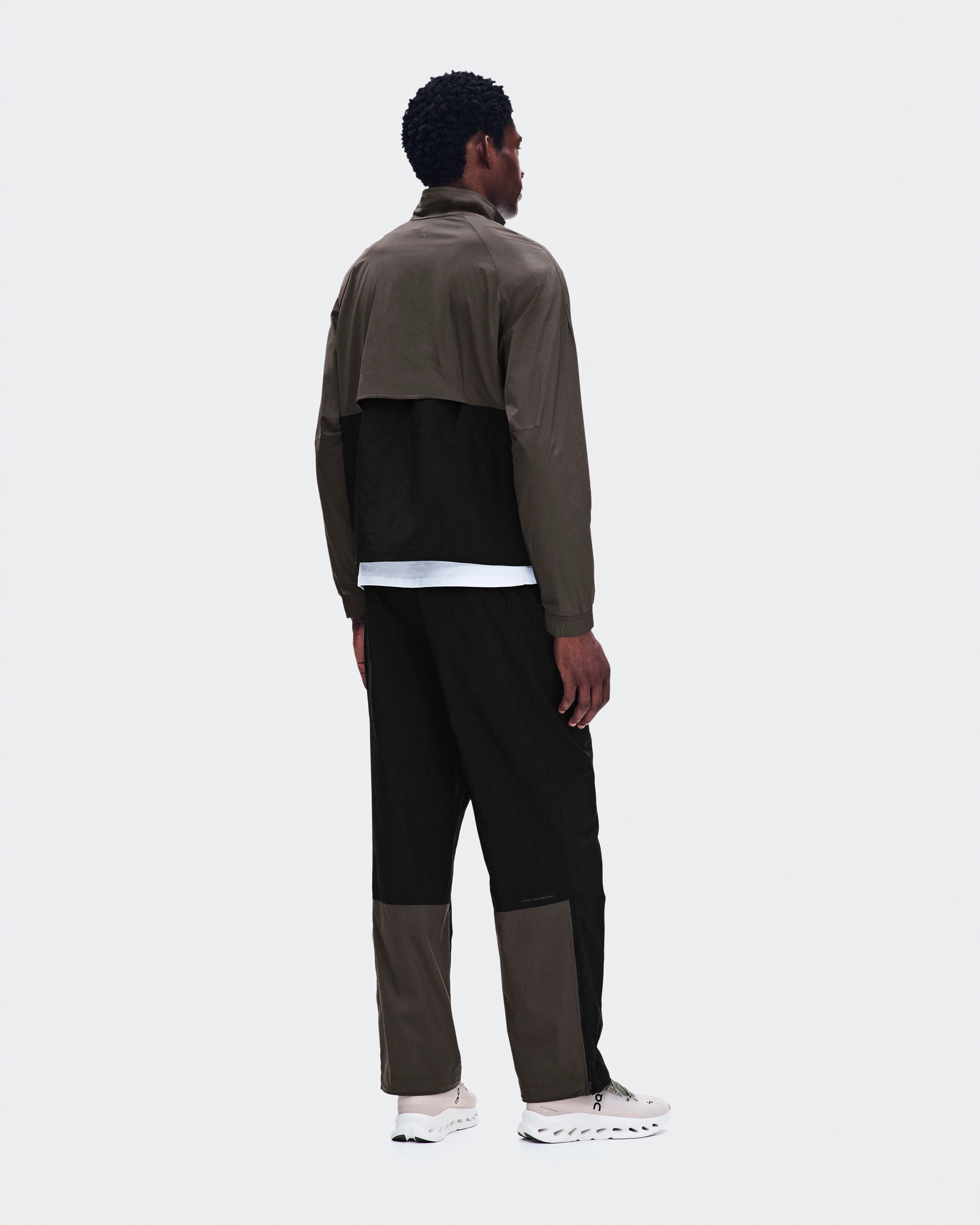On All-Day Track Jacket Black & Espresso Homme Athlétisme
