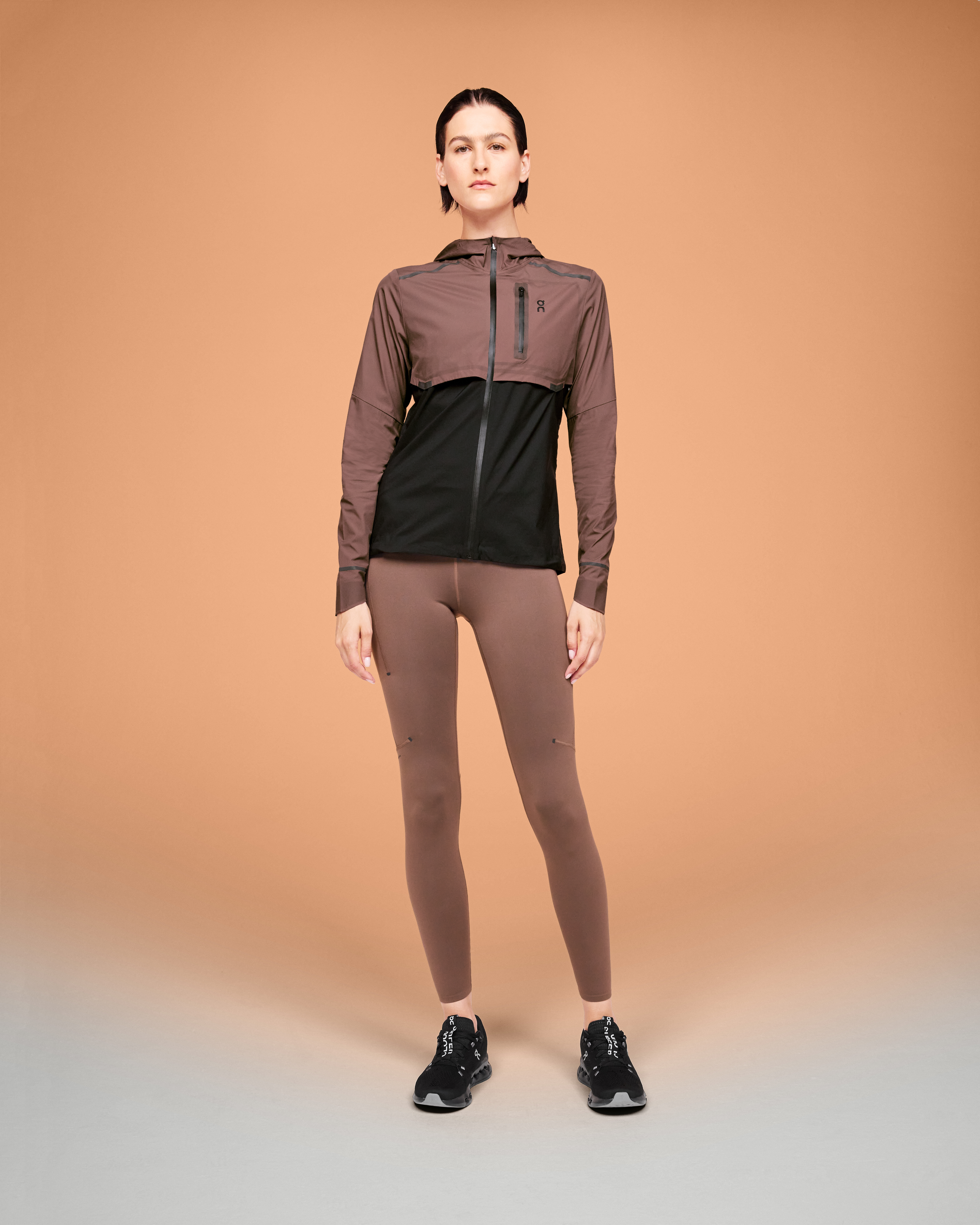 On Weather Jacket Grape & Black Femme Vestes