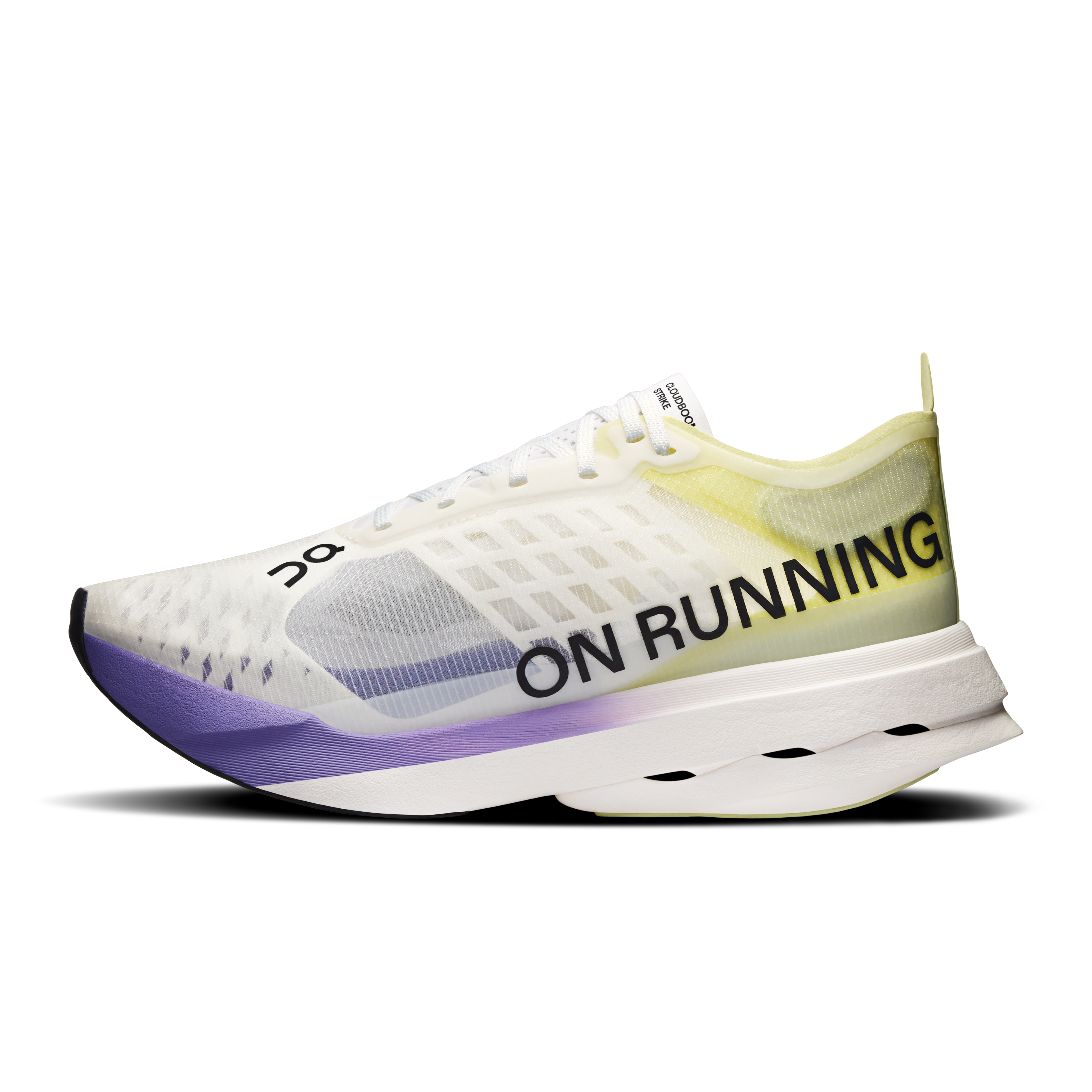 On Cloudboom Strike Juniper & Limelight Femme Running sur route Chaussures