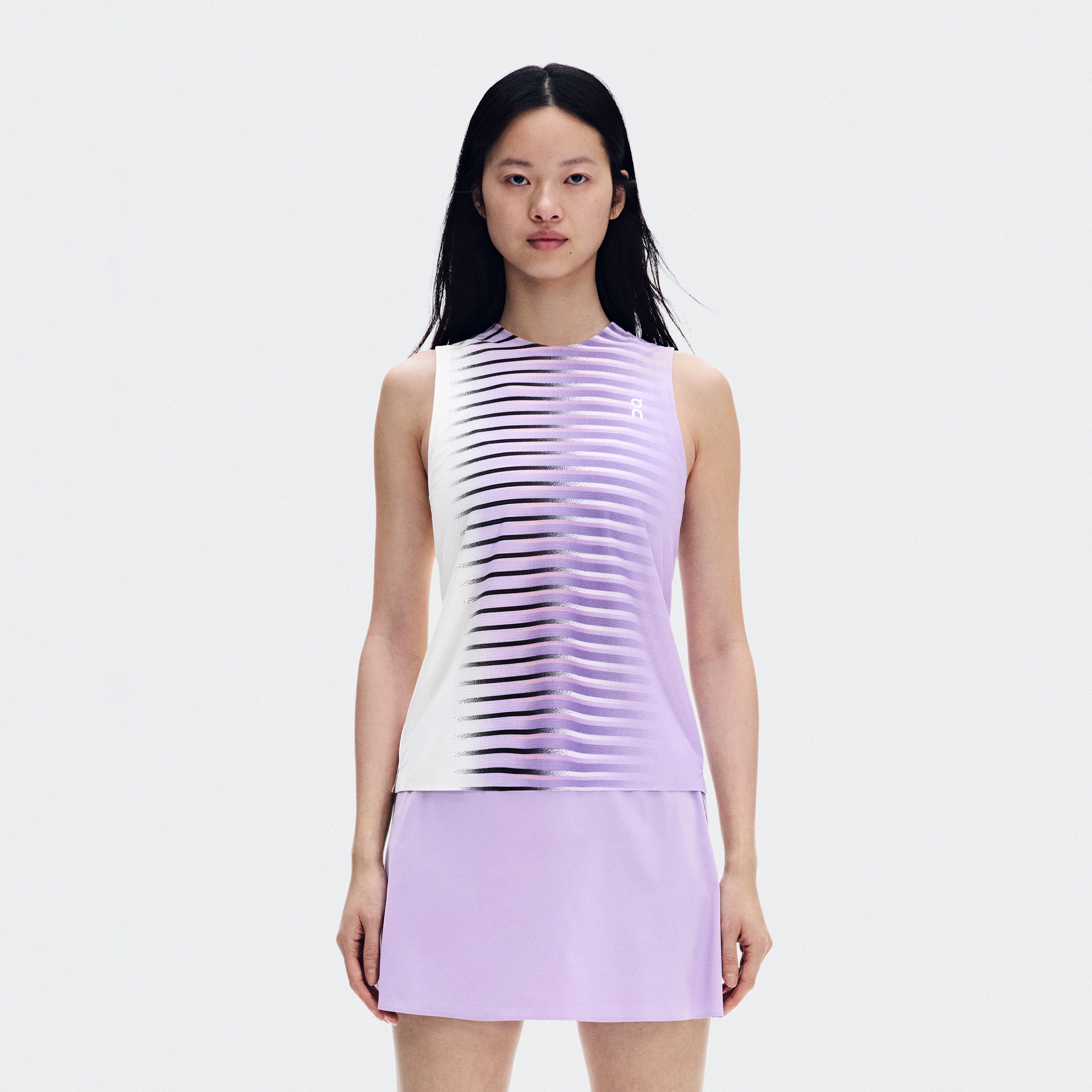 On Court Tank Edge Bloom & White Femme – Tennis Hauts et t-shirts