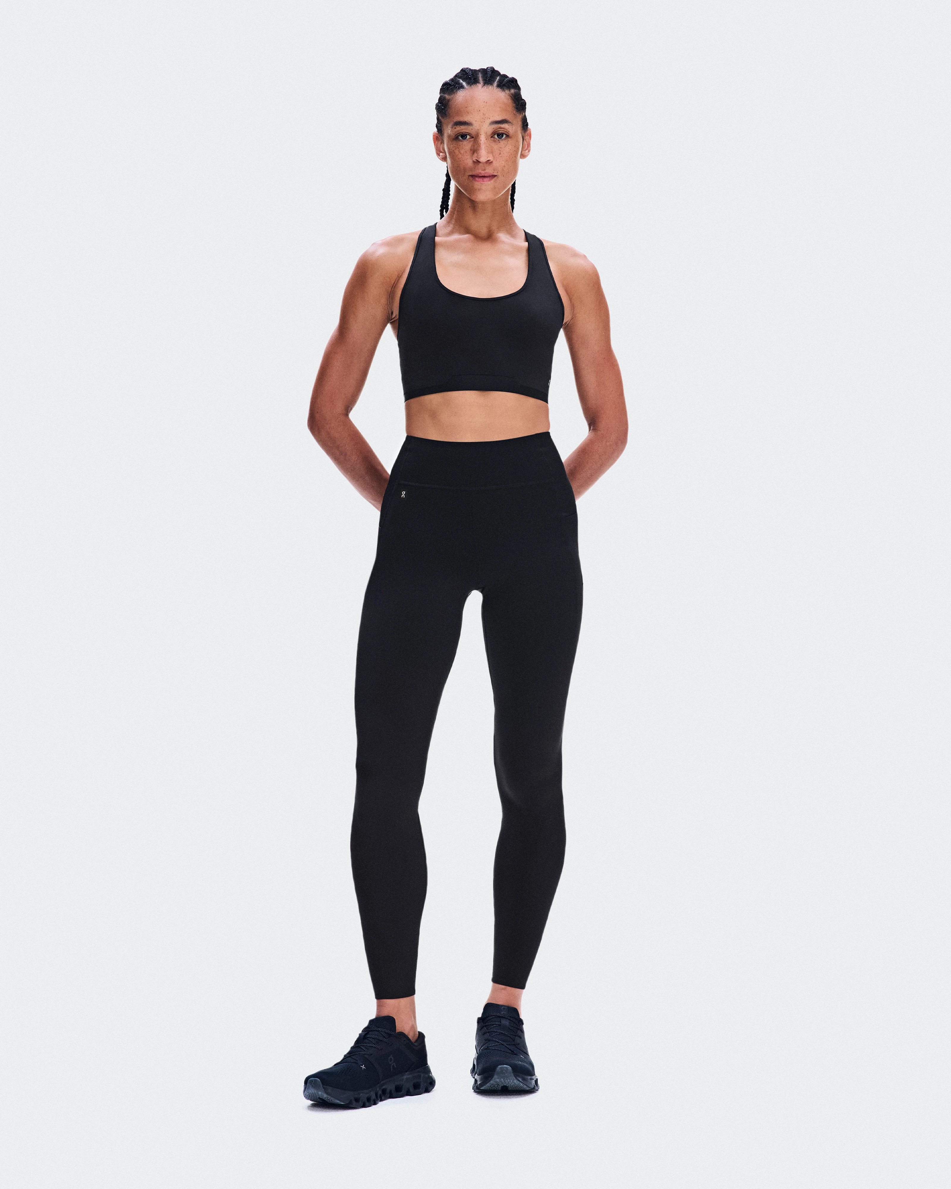 On Train Tights Black Femme Leggings