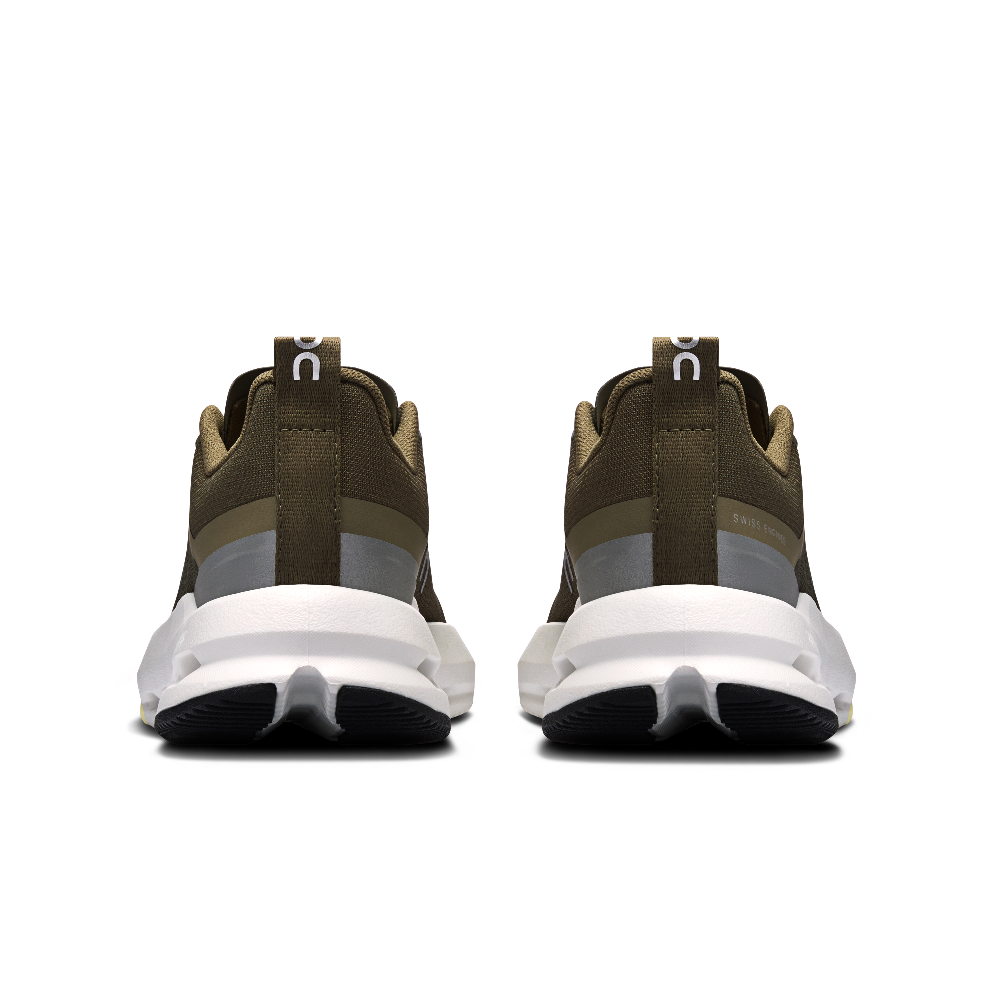 On Cloudnova Youth Olive & Limelight Ados Active Life Chaussures