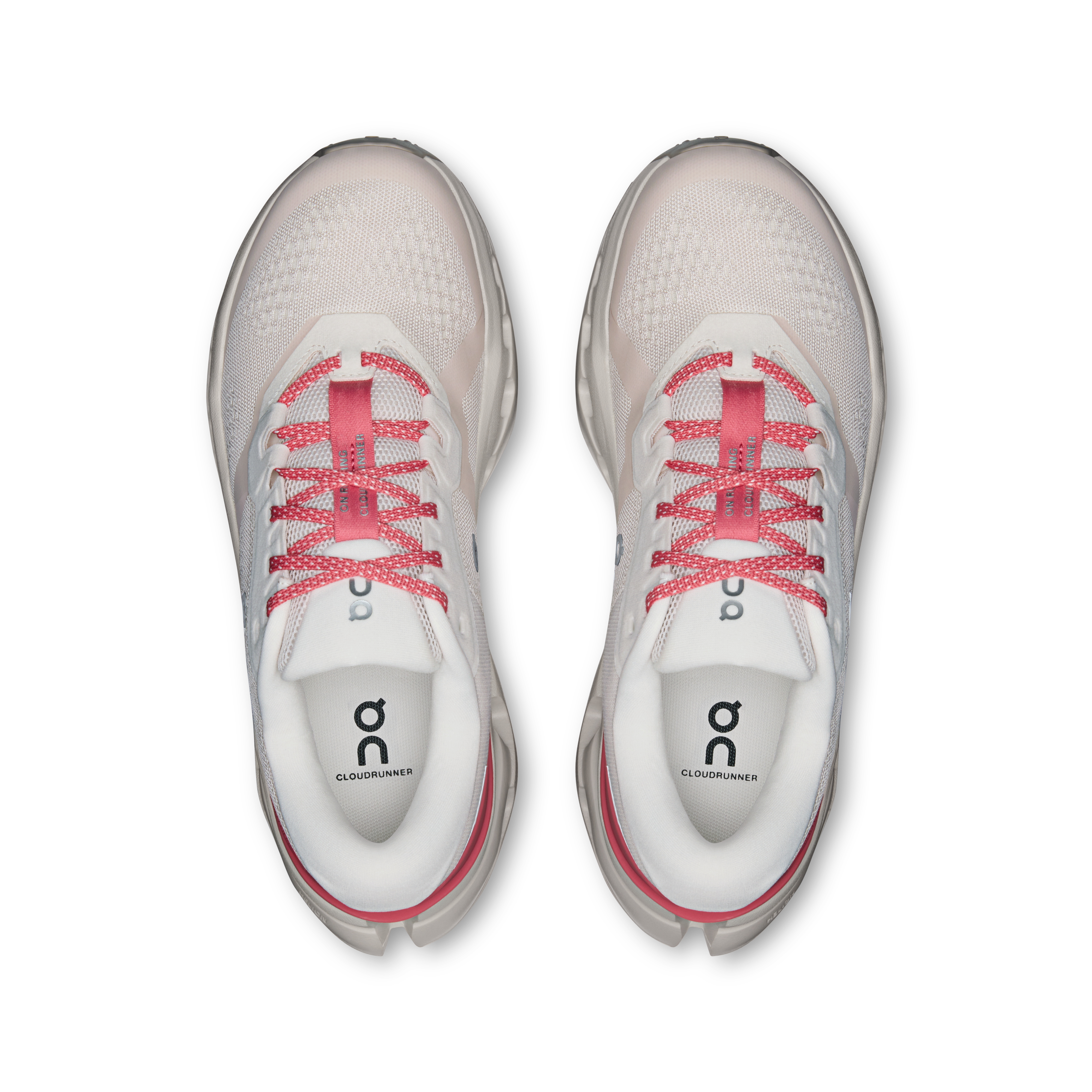 On Cloudrunner 3 Oyster & Camellia Femme Running sur route Chaussures