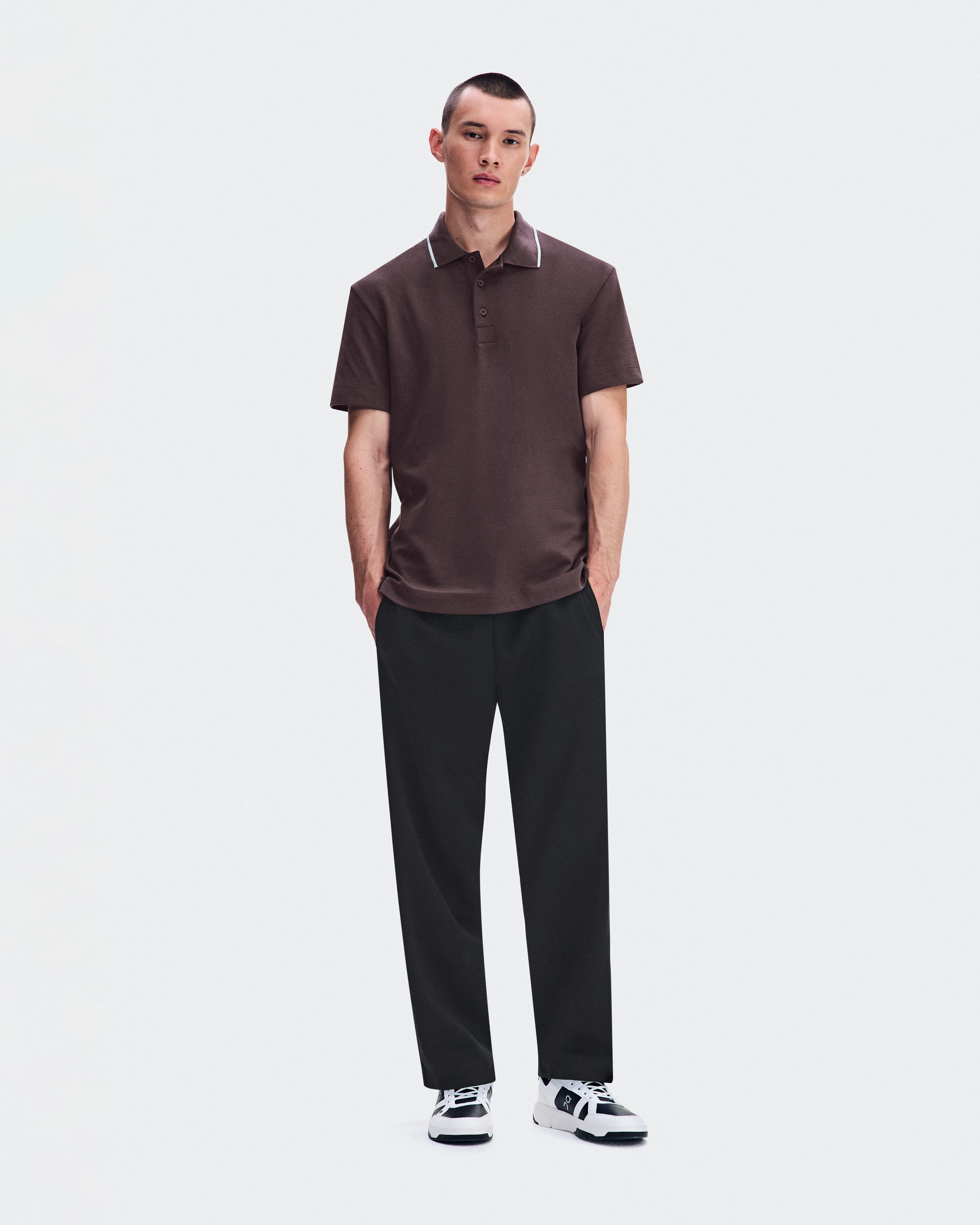 On Courtside Polo Mulberry Homme Hauts et t-shirts