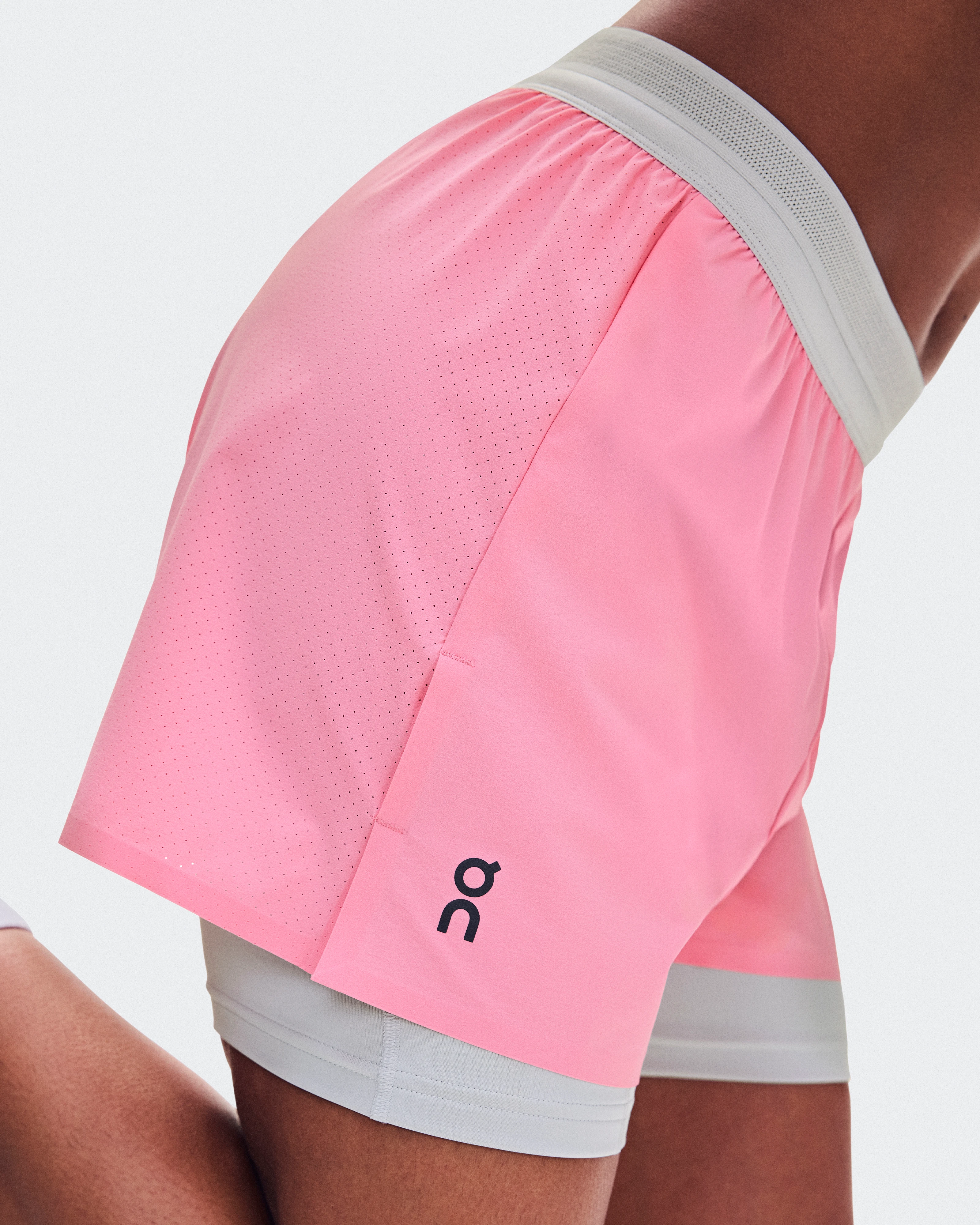 On 3" Performance 2/1 Shorts Magnolia & Glacier Femme Shorts