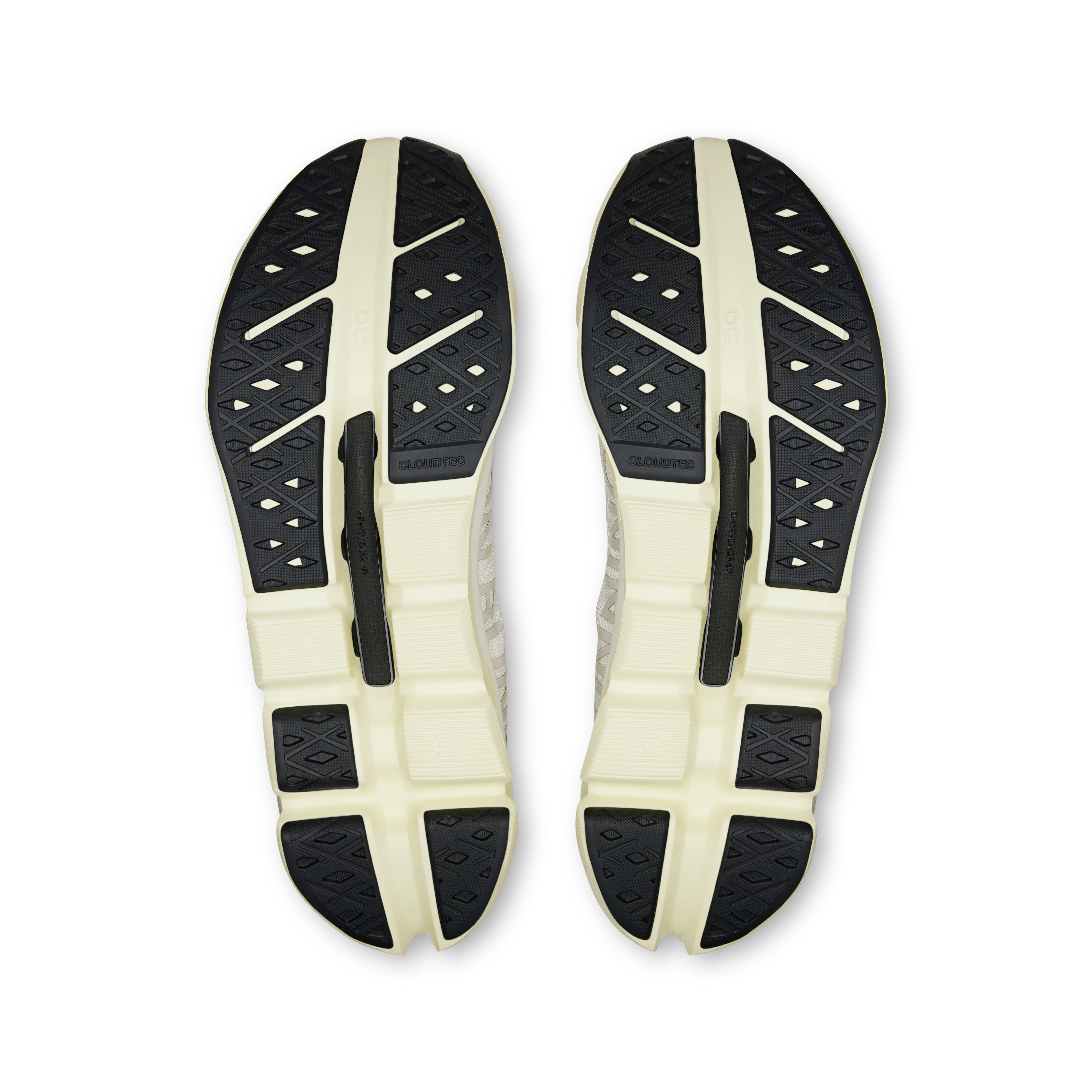On Cloudflow 5 Ivory & Seedling Femme Running sur route Chaussures
