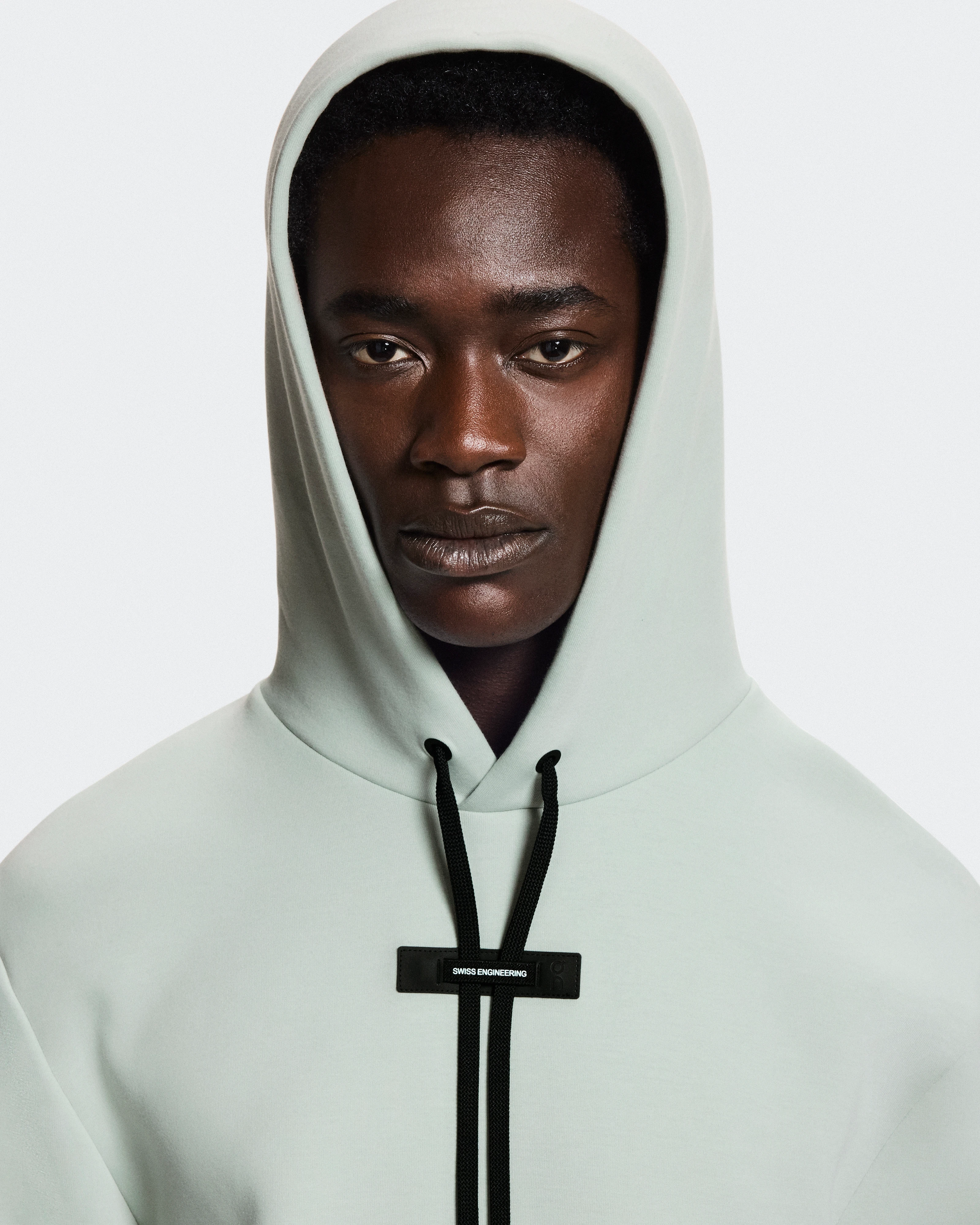 On Focus Tech Hoodie Mineral Homme Sweats à capuche et sweats