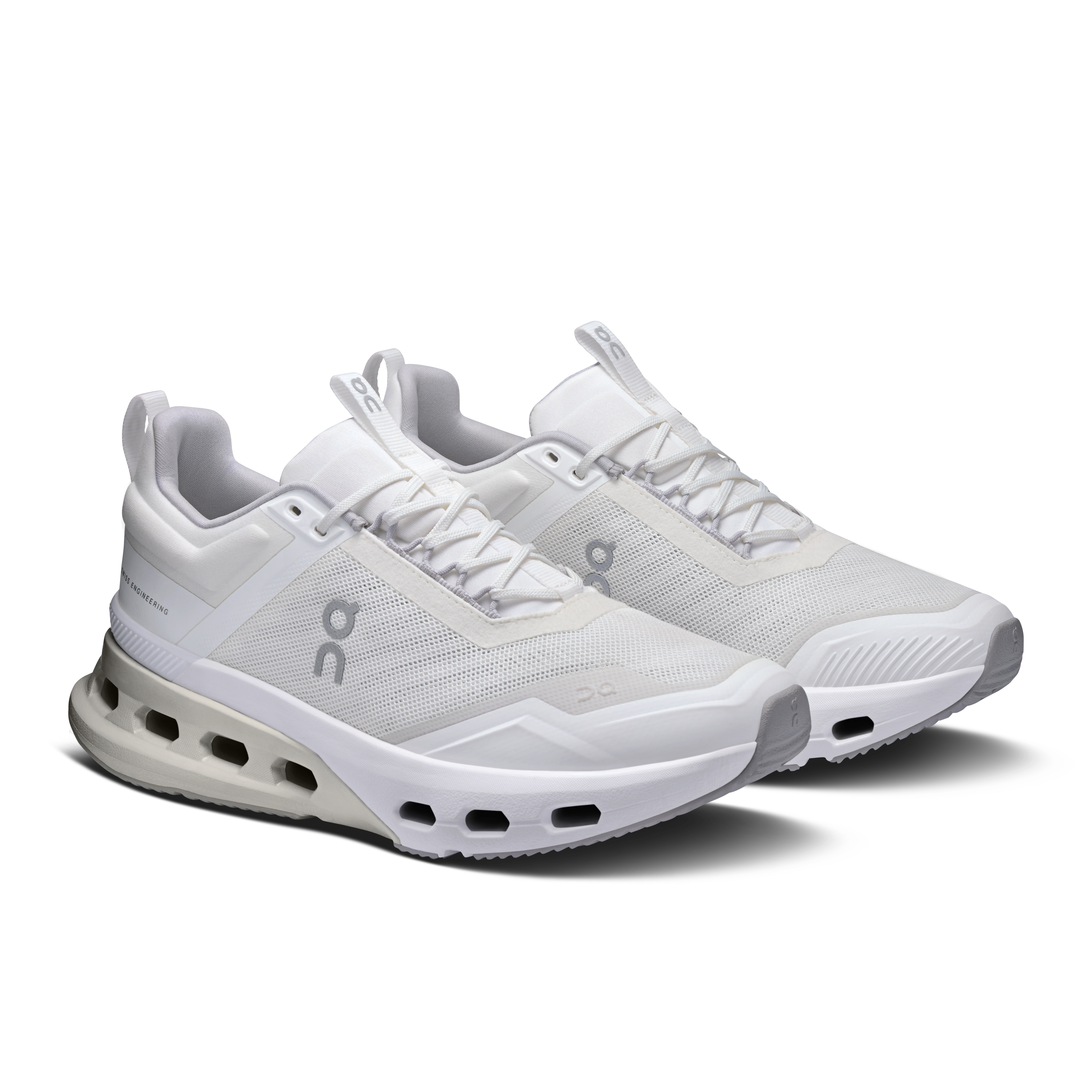 On Cloudnova X White & Glacier Femme training_shoes Chaussures