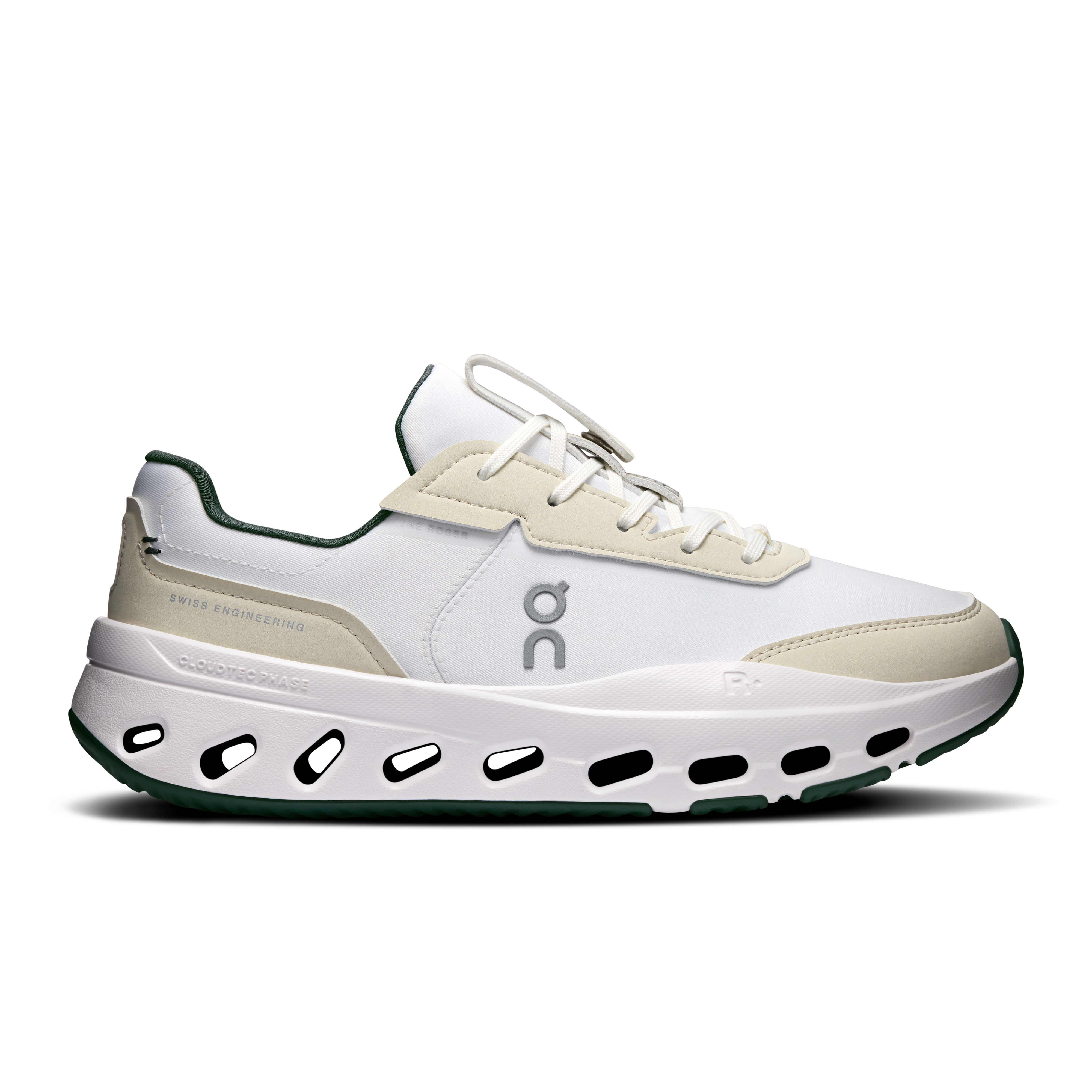 On THE ROGER Wildcard Ivory & Evergreen Femme – Lifestyle, quotidien Chaussures