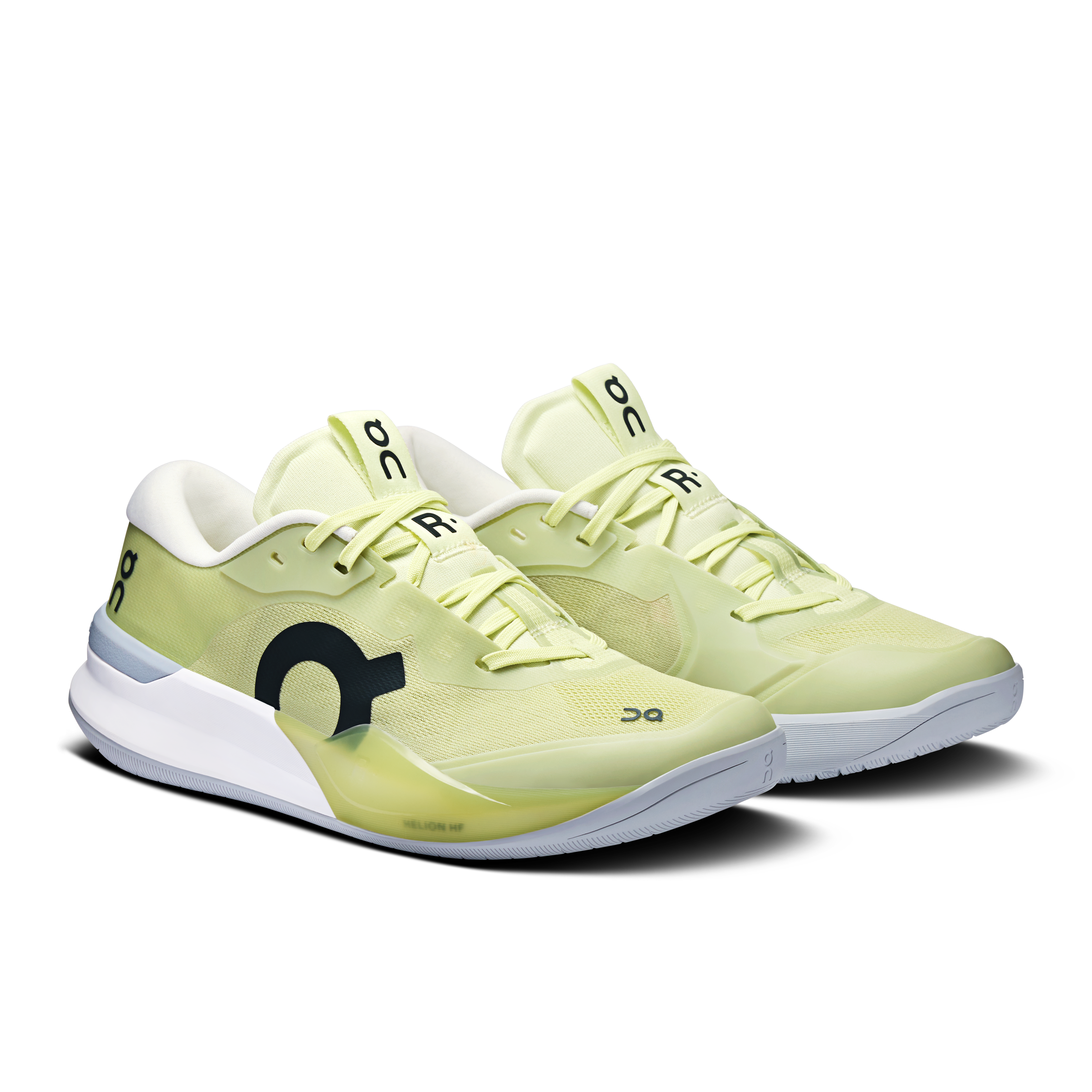 On THE ROGER Pro 3 Linen & Lime Femme Tennis Chaussures