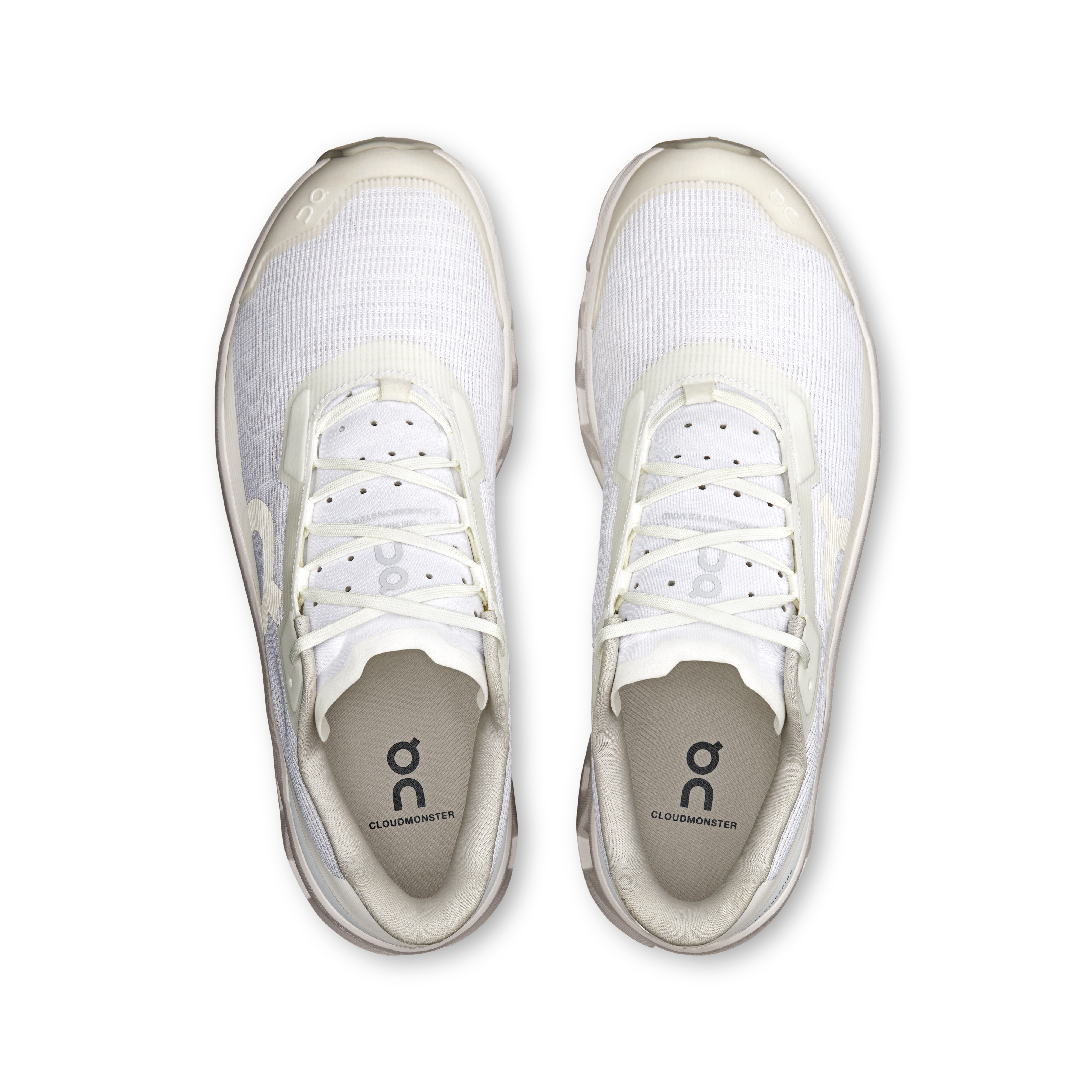 On Cloudmonster Void White & White Homme Active Life Chaussures