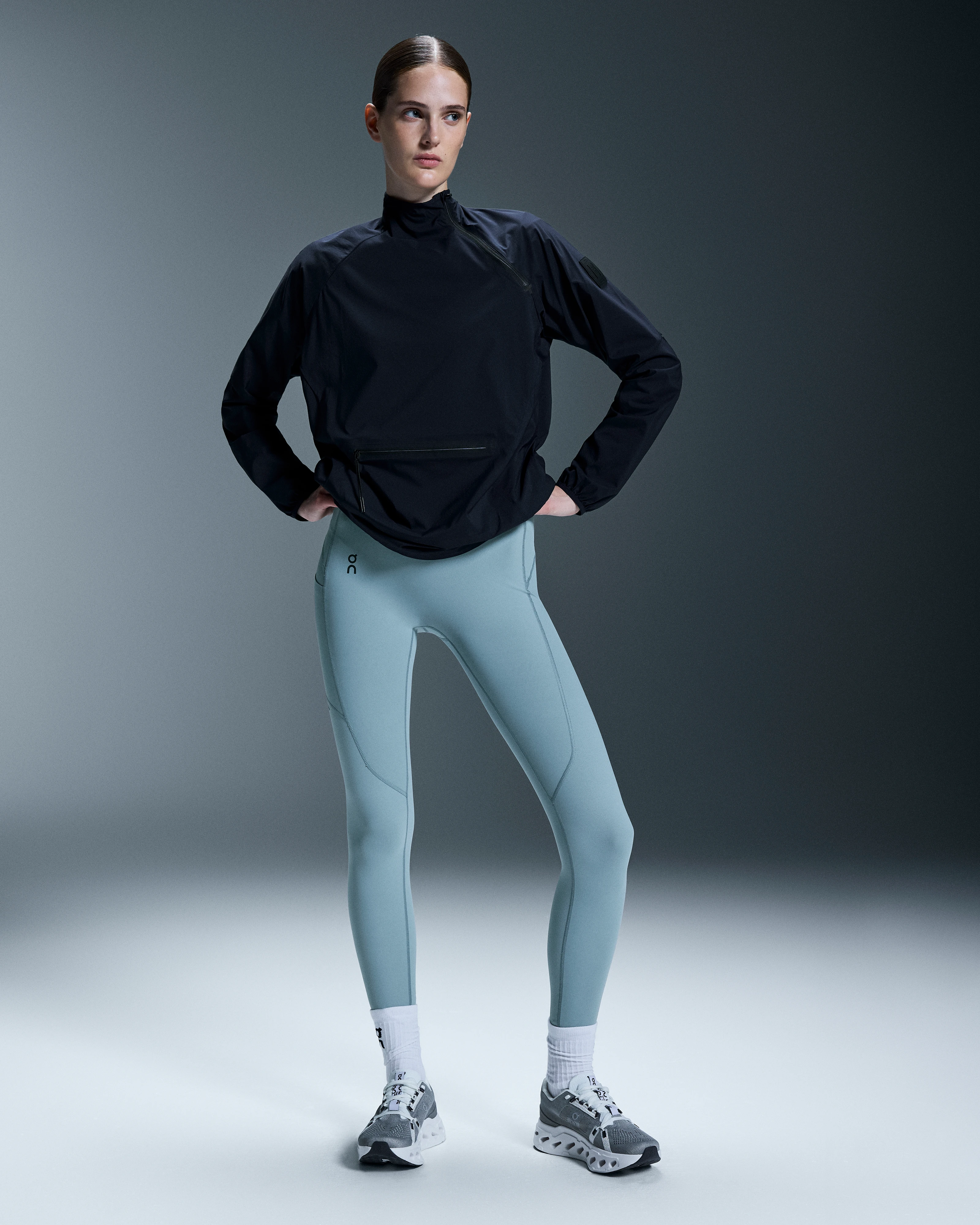 On Active Jacket Navy Femme Vestes
