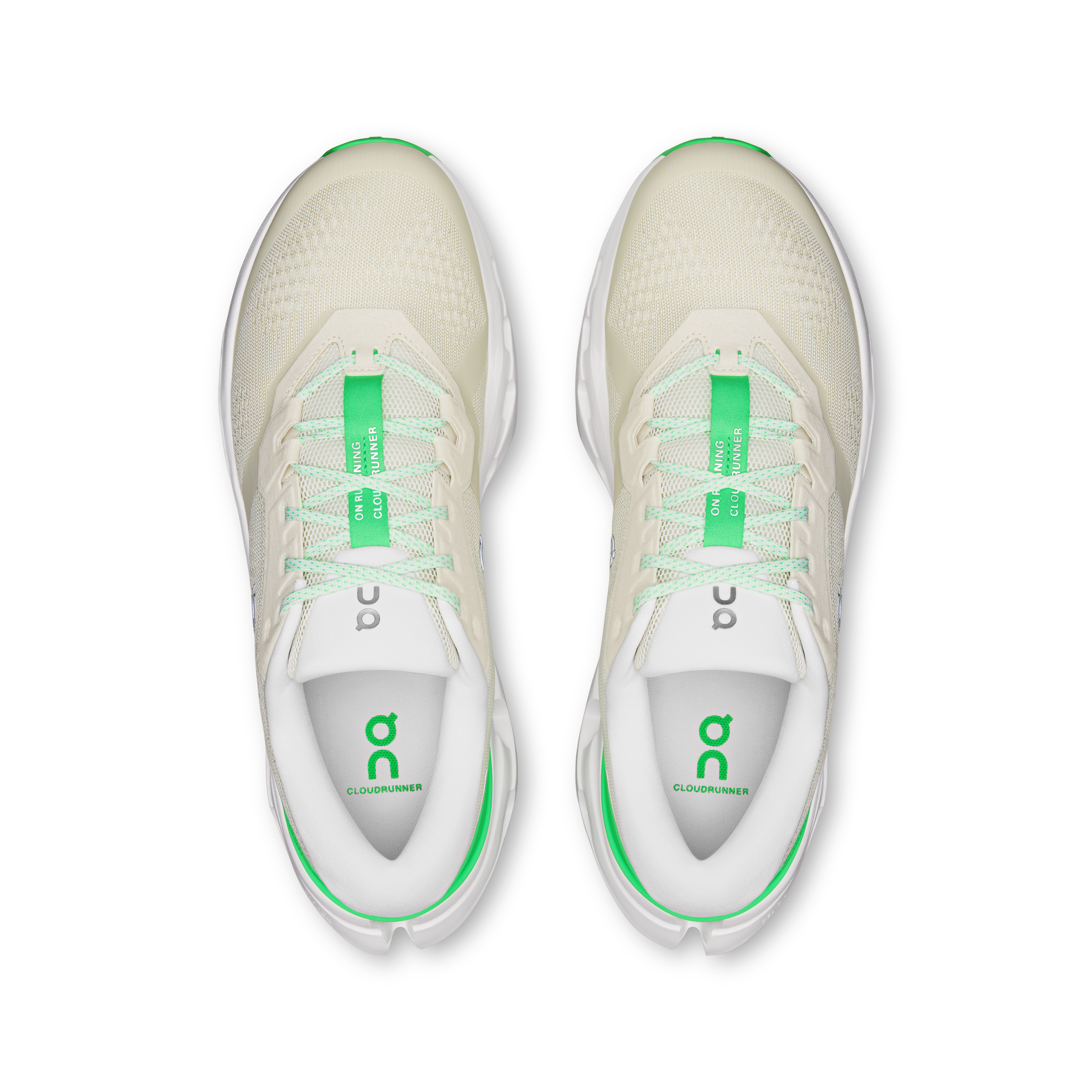 On Cloudrunner 3 Ghost & Verdite Homme Running sur route Chaussures