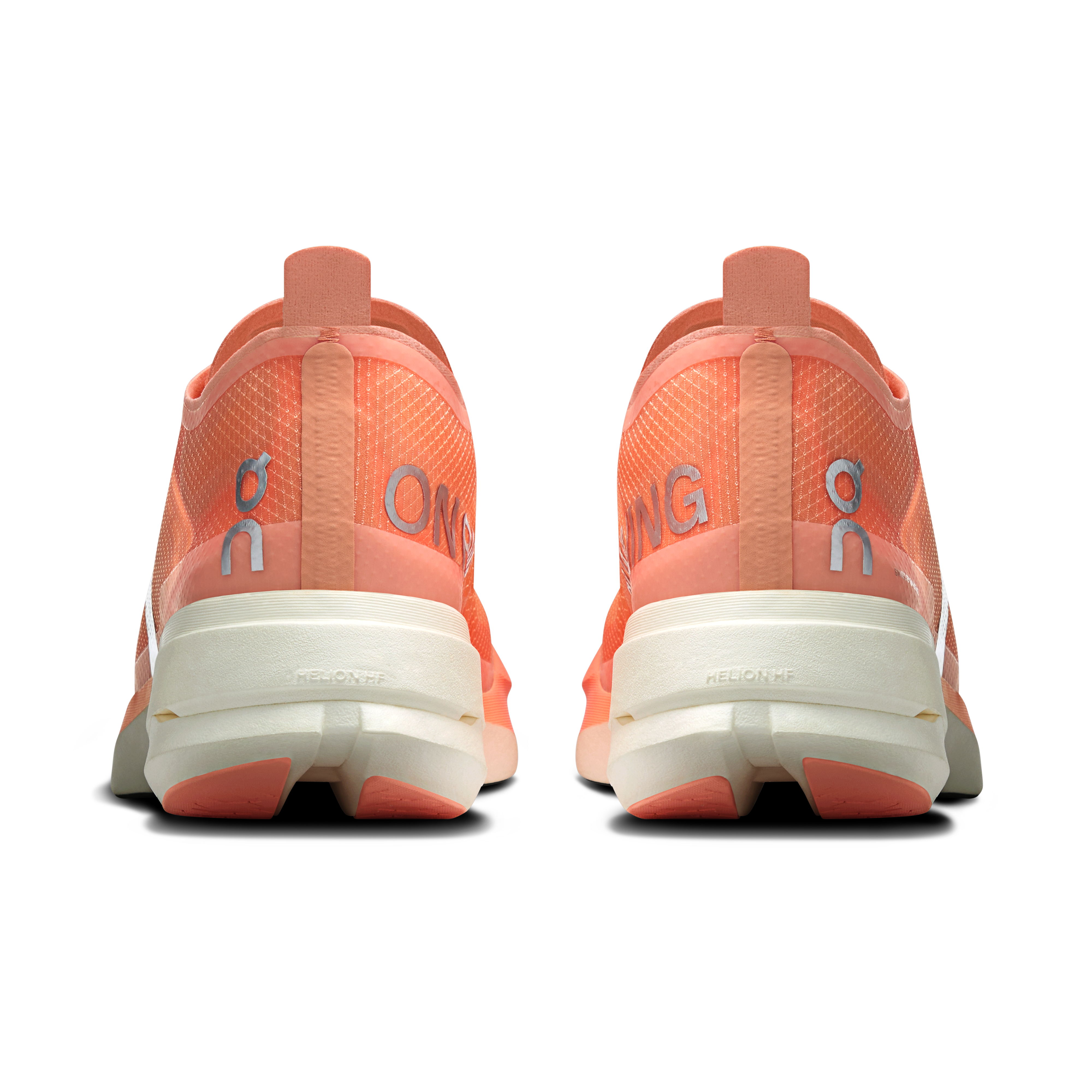On Cloudboom Strike Sunstone & White Homme Running sur route Chaussures