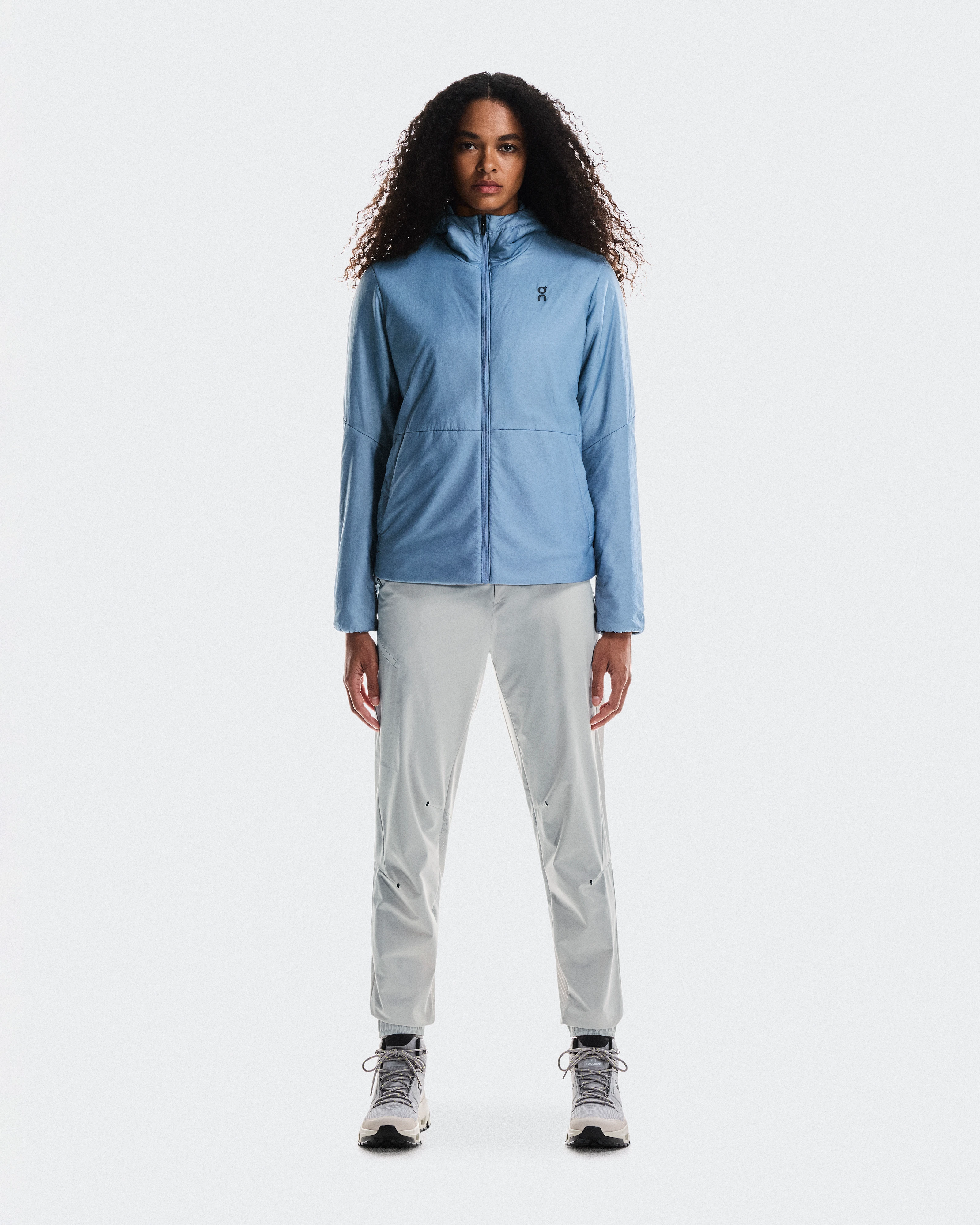 On Trek Pants Silver Femme Pantalons